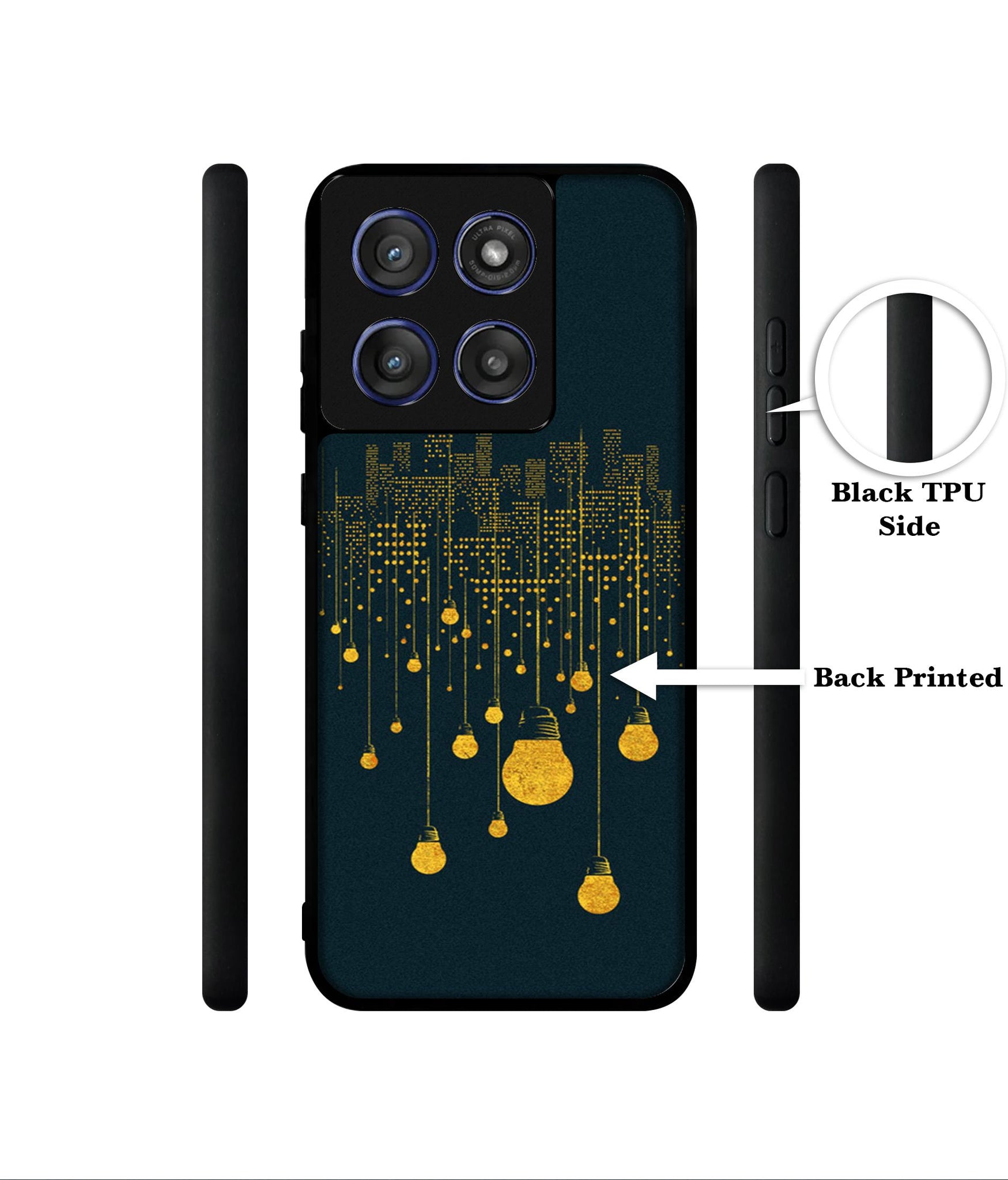 City Light Pattern Designer 2D Printed Back Case Cover for Motorola Edge 60 Stylus 5G