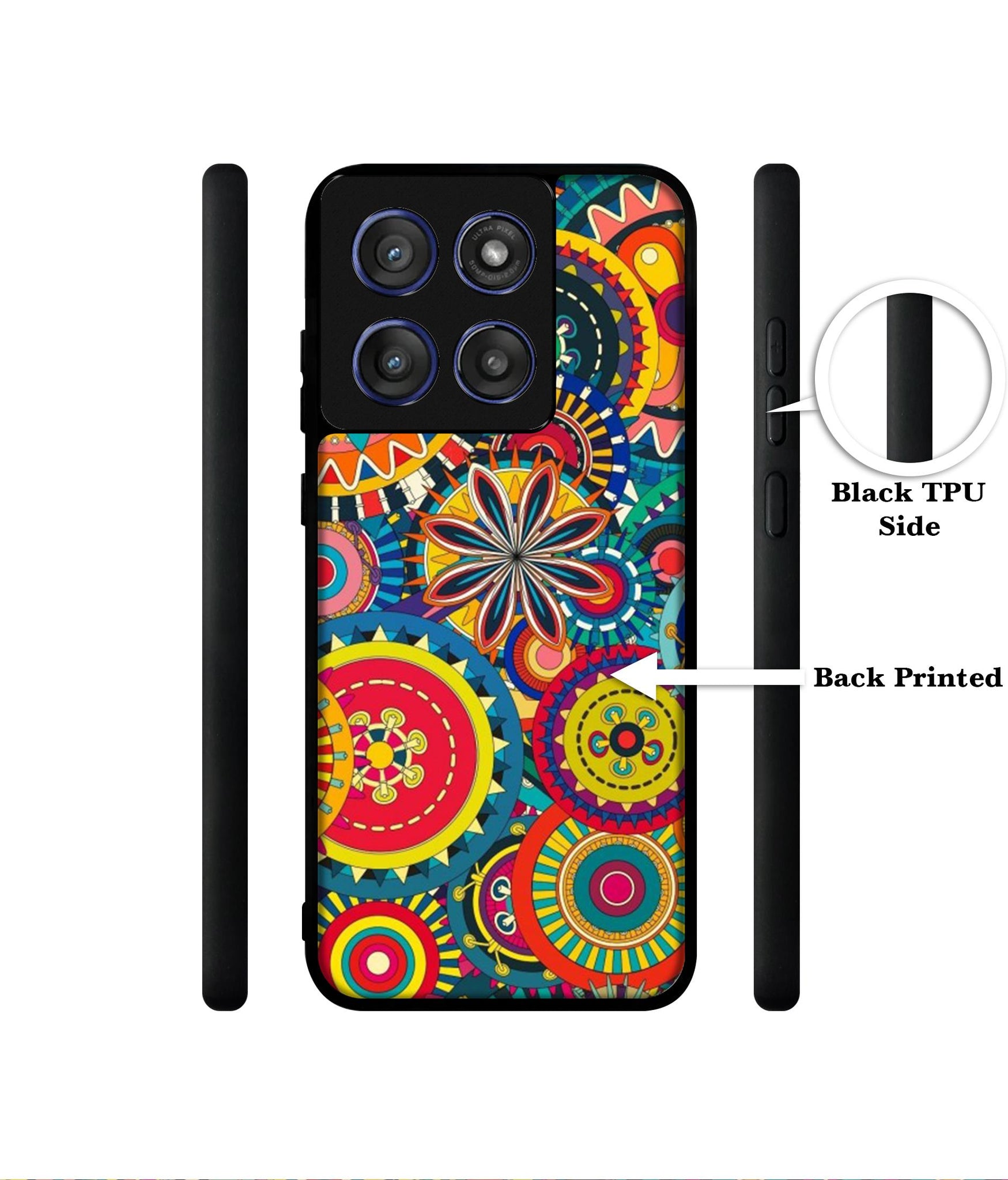 Ring Pattern Print Designer 2D Printed Back Case Cover for Motorola Edge 60 Stylus 5G