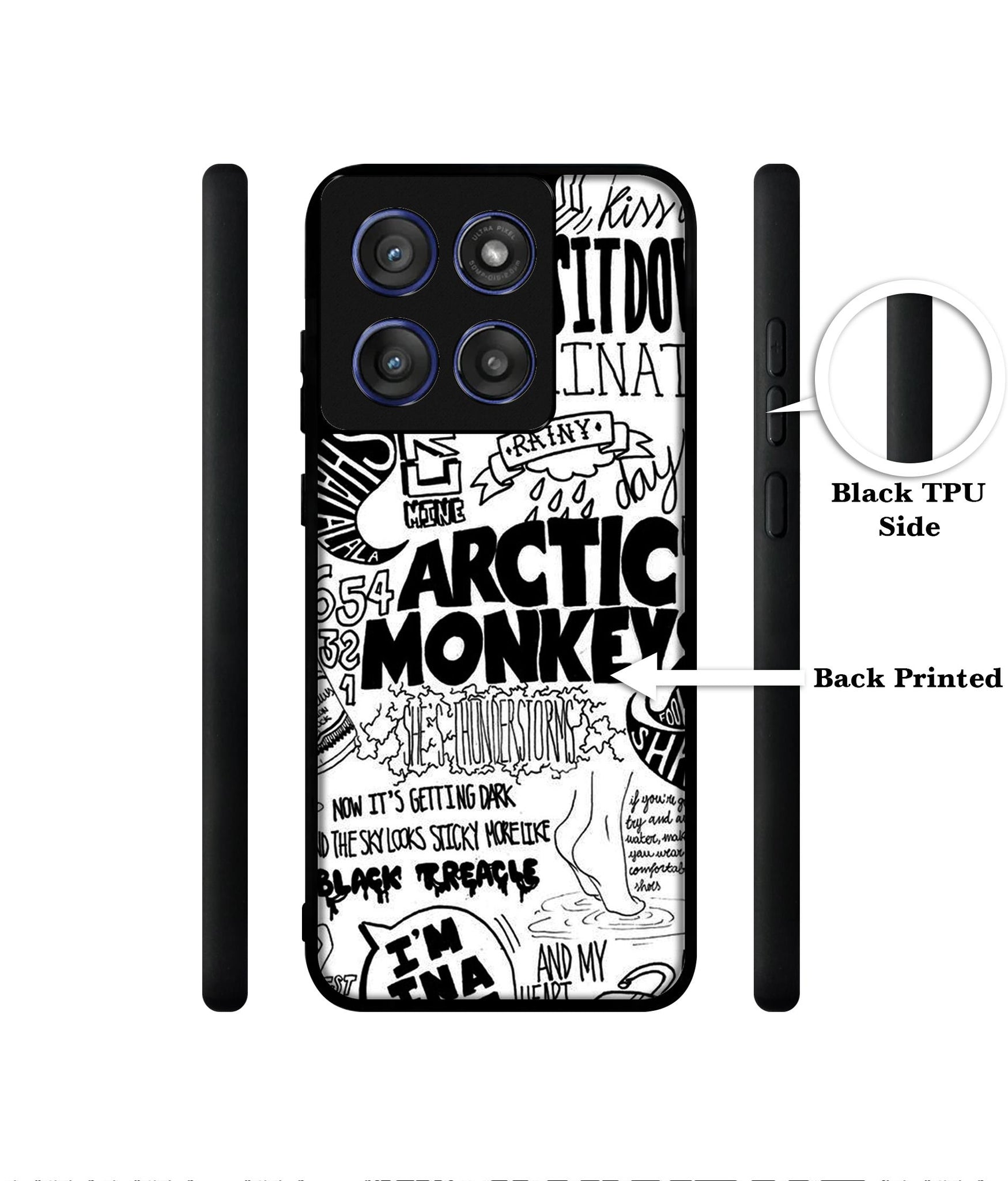 Arctic Monkeys Pattern Designer 2D Printed Back Case Cover for Motorola Edge 60 Stylus 5G
