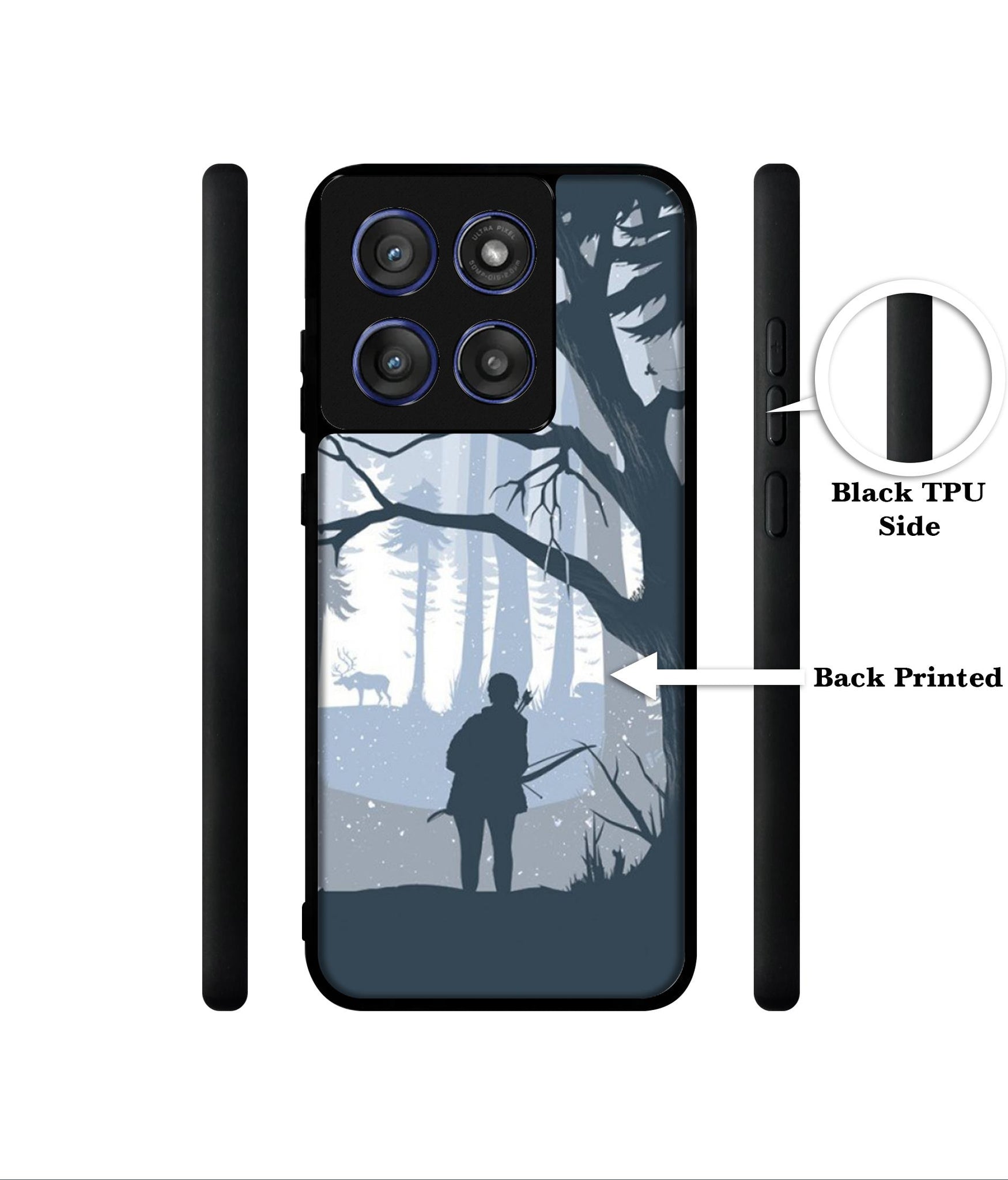 Hunter Designer 2D Printed Back Case Cover for Motorola Edge 60 Stylus 5G