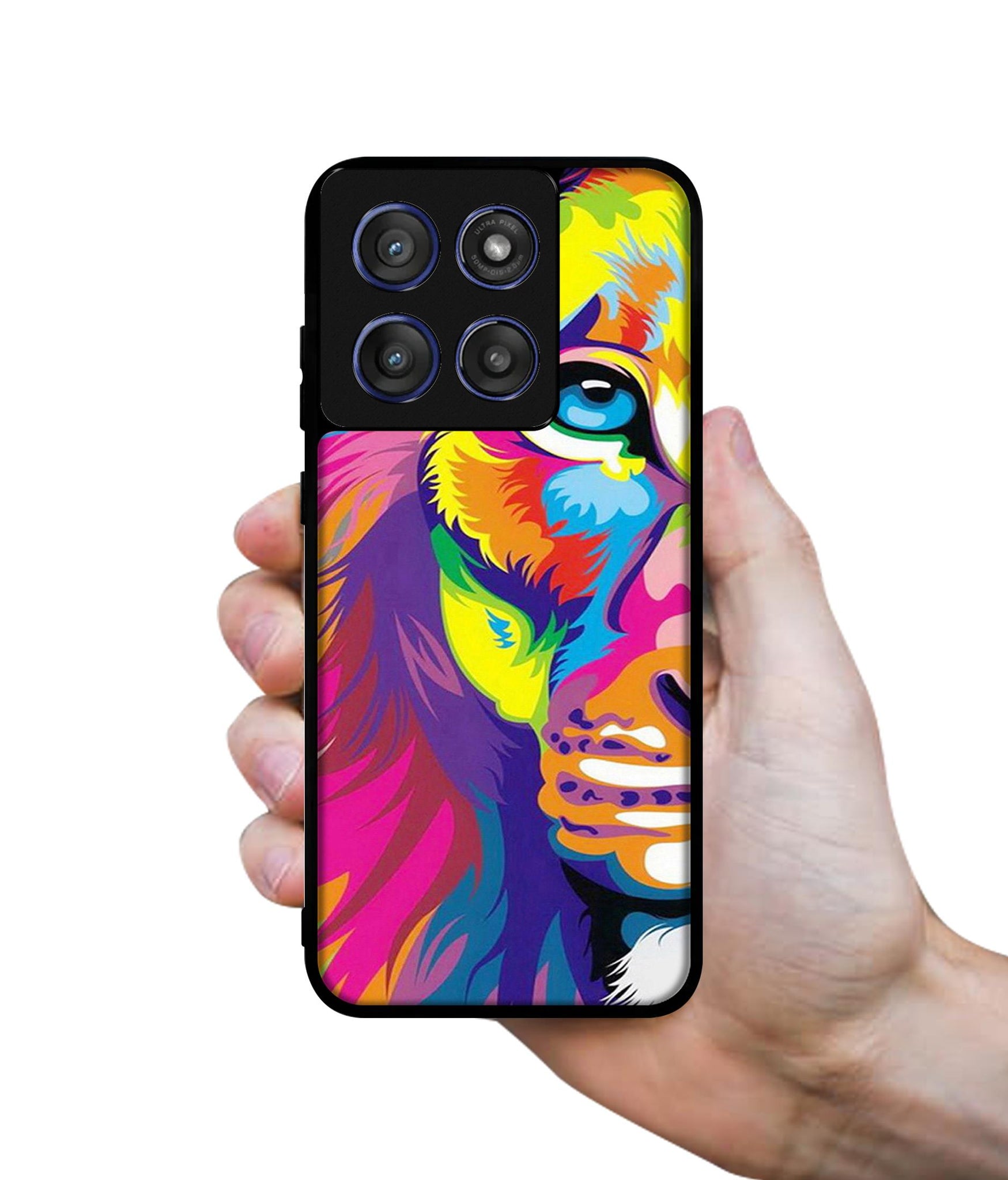 Lion Designer 2D Printed Back Case Cover for Motorola Edge 60 Stylus 5G