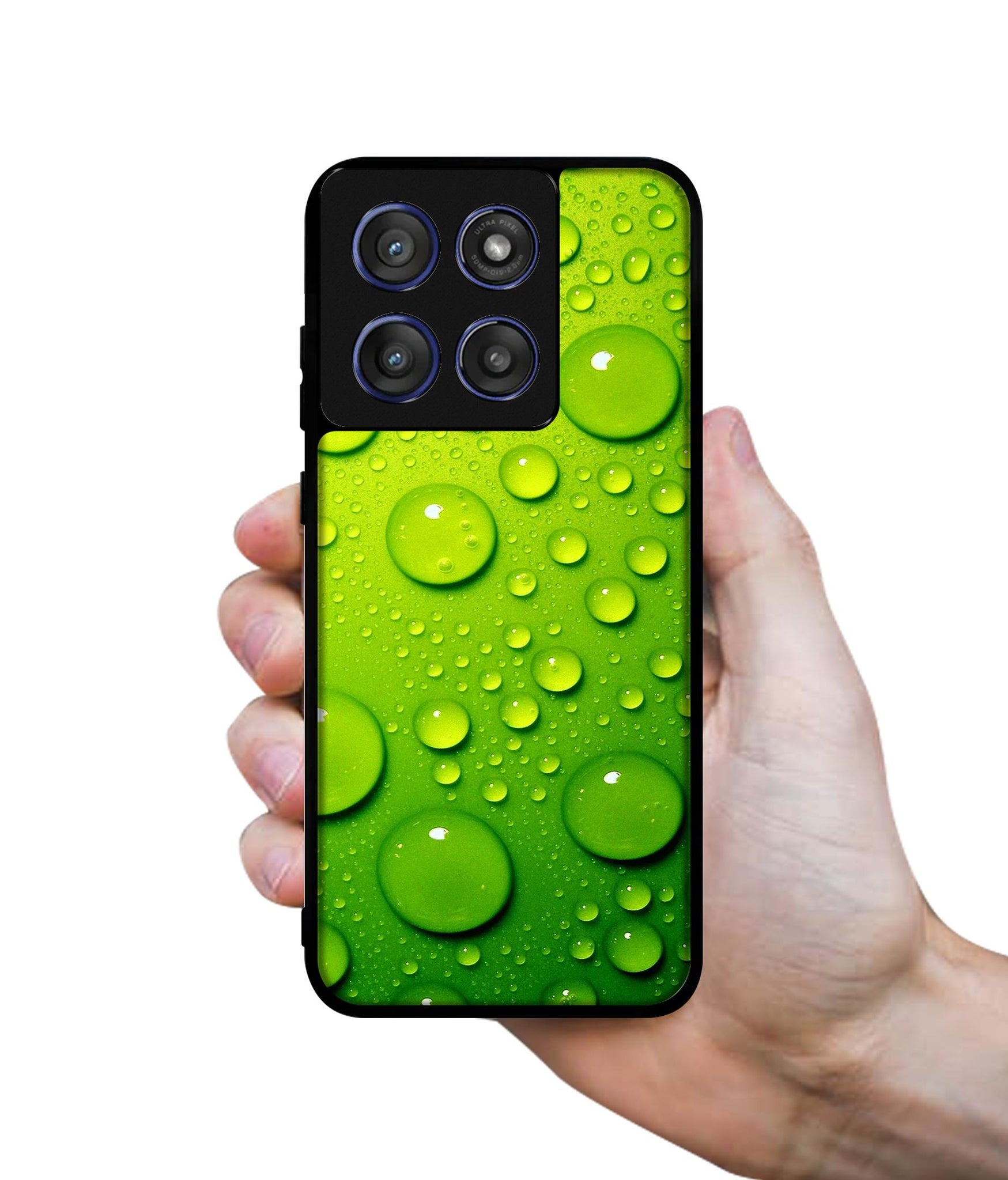 Green Bubbles Designer 2D Printed Back Case Cover for Motorola Edge 60 Stylus 5G