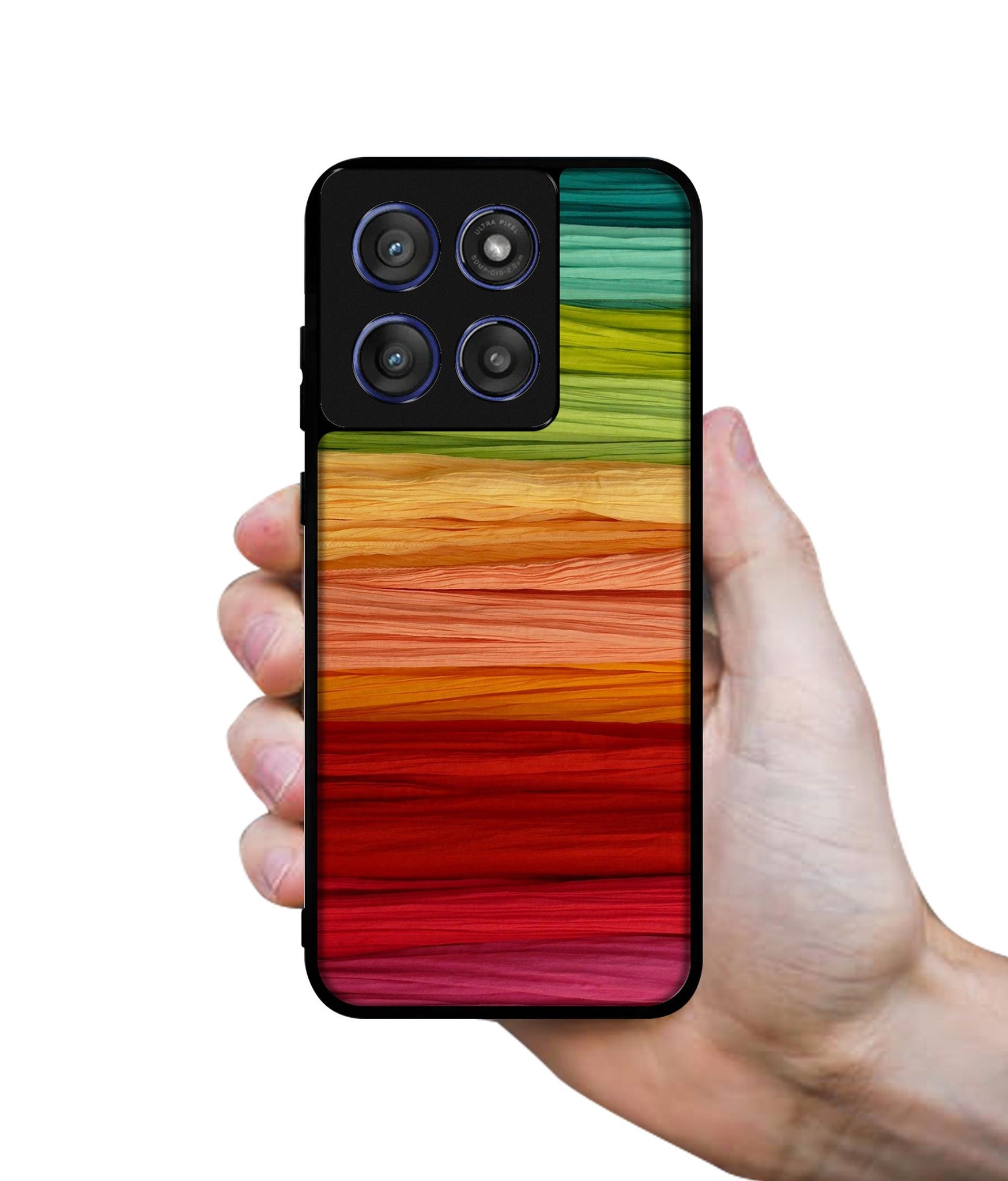 Colorful Thread Designer 2D Printed Back Case Cover for Motorola Edge 60 Stylus 5G