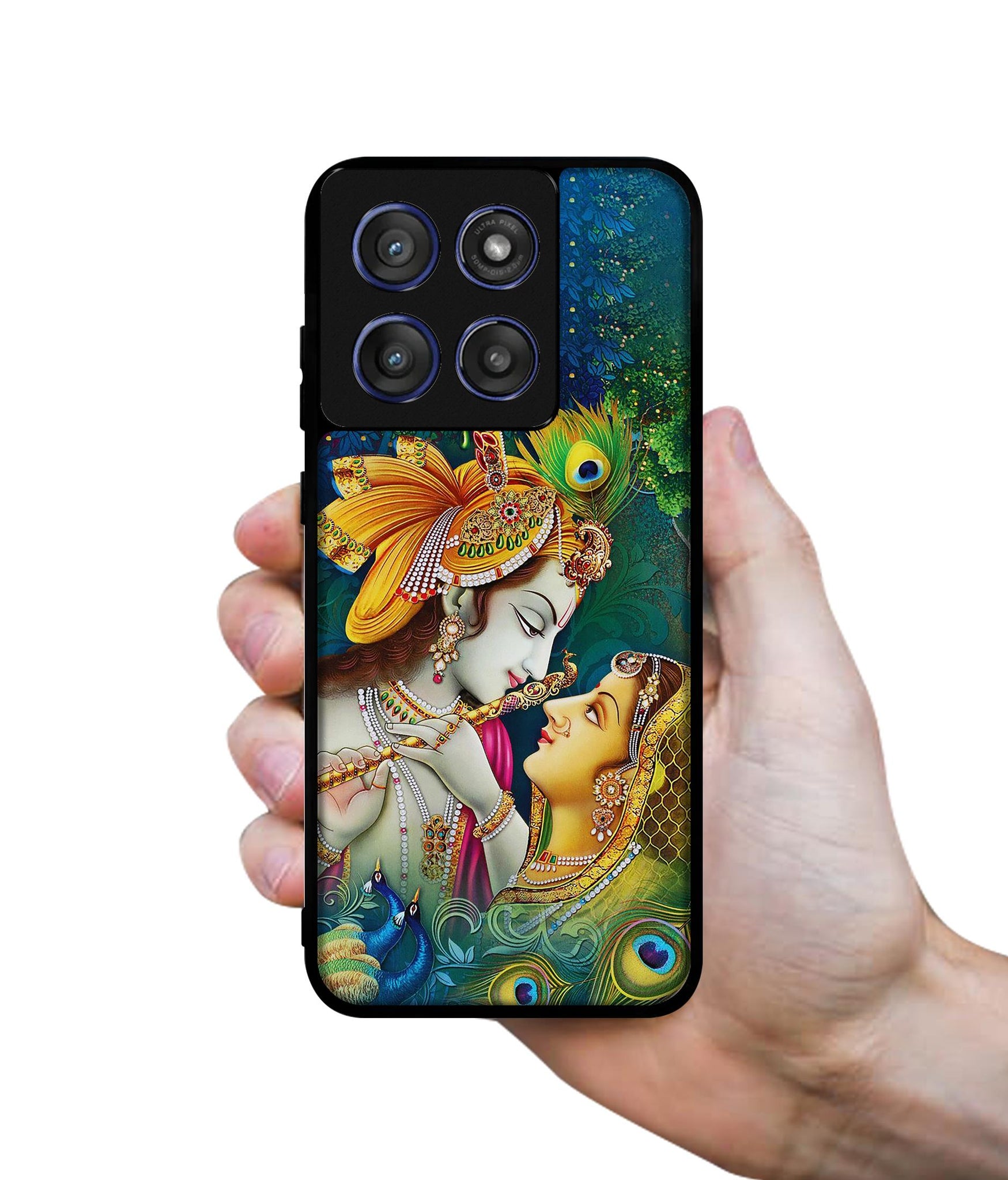 Radha Kishan Love Designer 2D Printed Back Case Cover for Motorola Edge 60 Stylus 5G