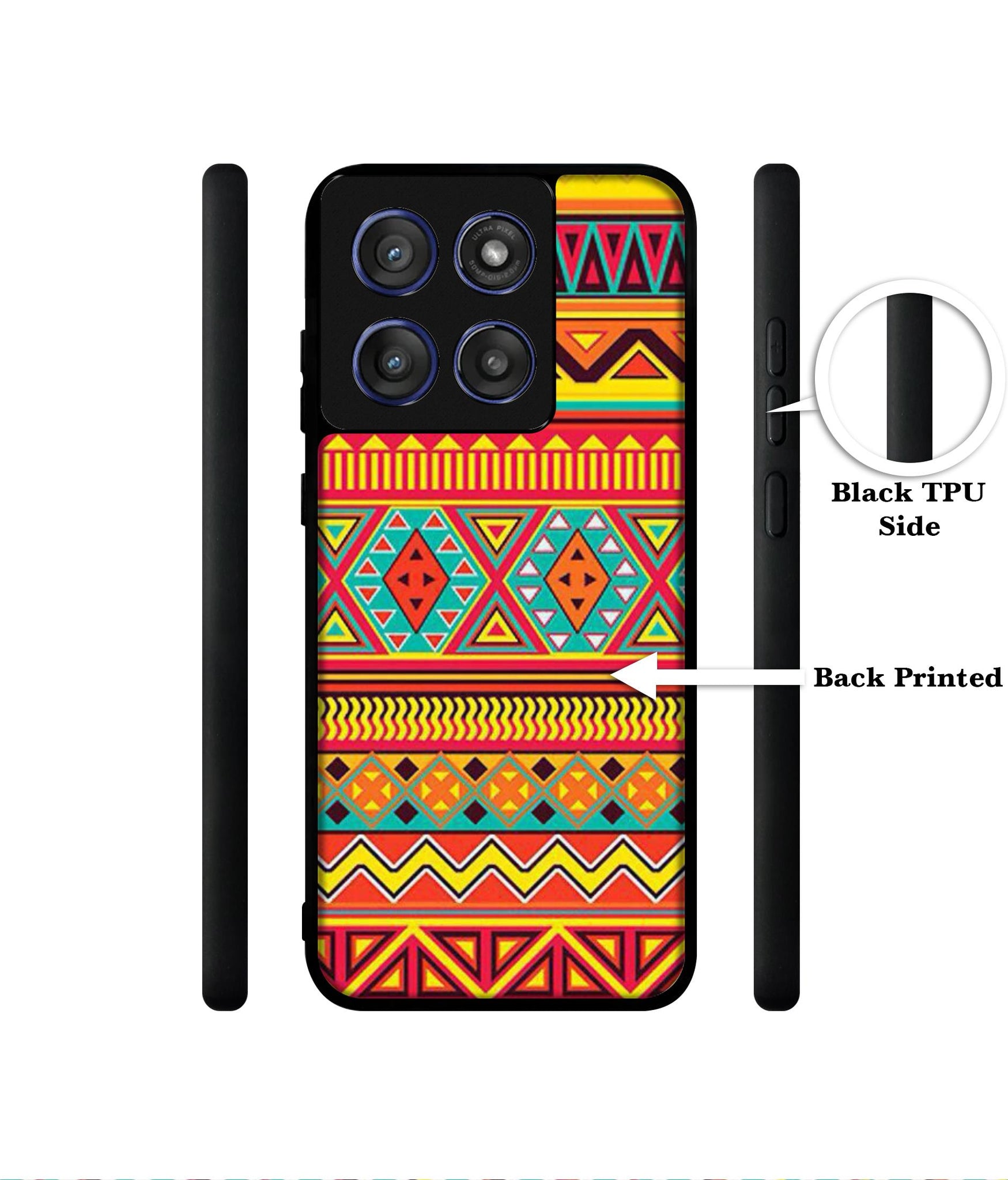 Artistic Rangoli Designer 2D Printed Back Case Cover for Motorola Edge 60 Stylus 5G