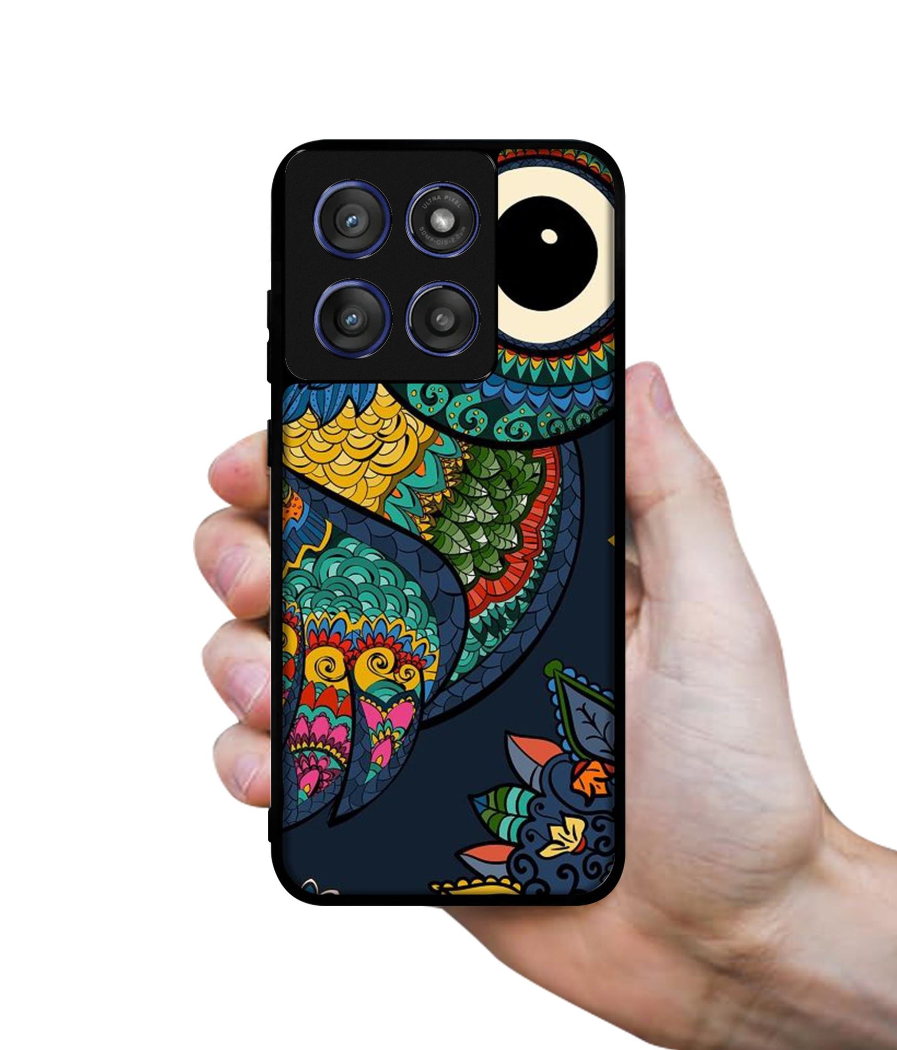 Owl Illustration Designer 2D Printed Back Case Cover for Motorola Edge 60 Stylus 5G