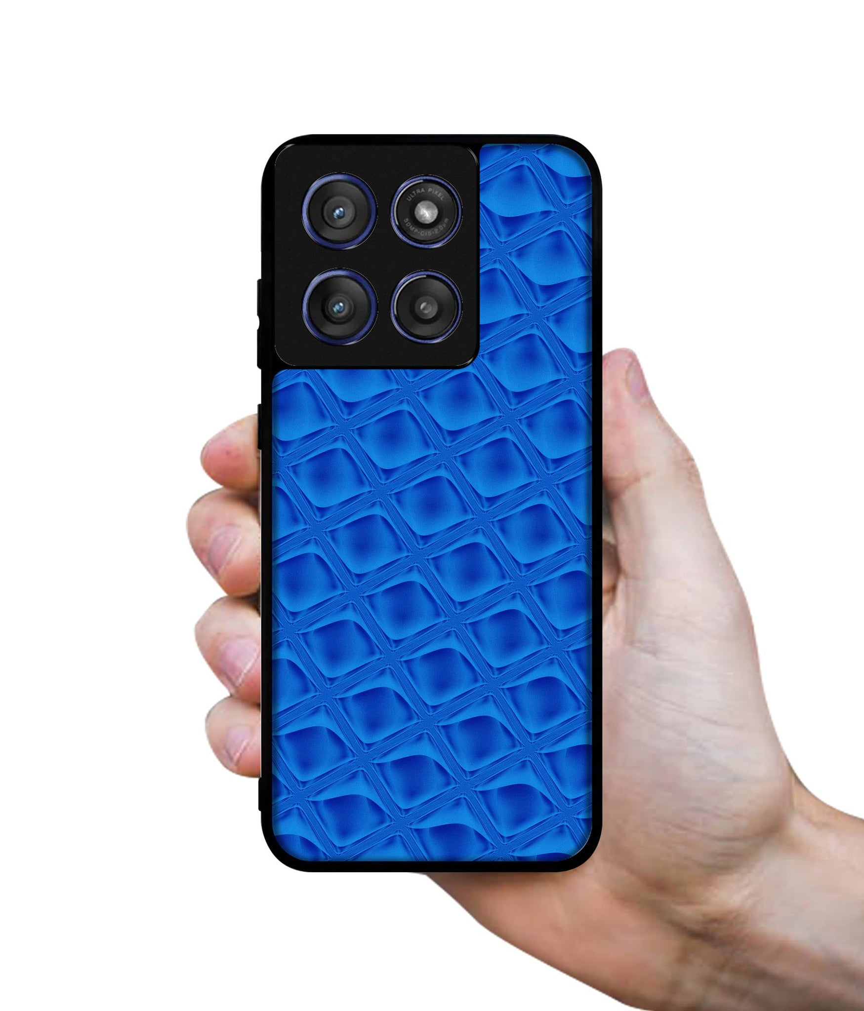 Blue Diamond Designer 2D Printed Back Case Cover for Motorola Edge 60 Stylus 5G