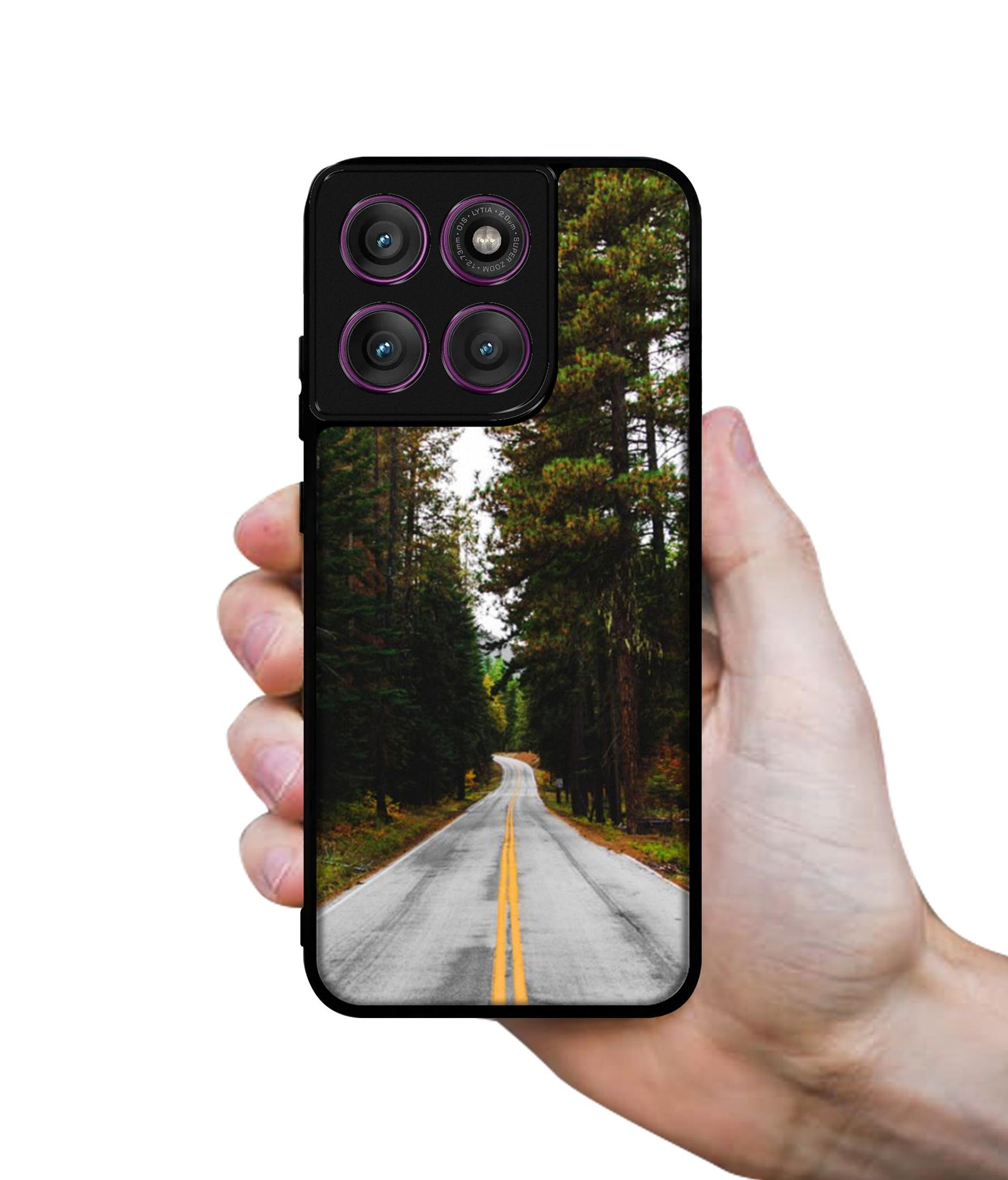 Road Photo Designer 2D Printed Back Case Cover for Motorola Moto Edge 60 Pro 5G