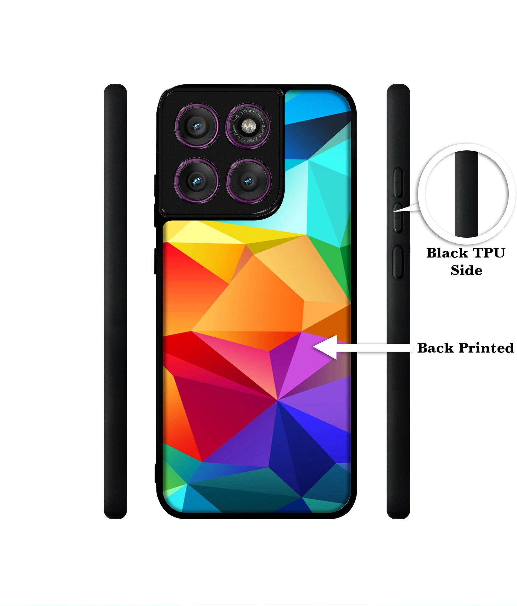 Colorful Pattern Designer 2D Printed Back Case Cover for Motorola Moto Edge 60 Pro 5G