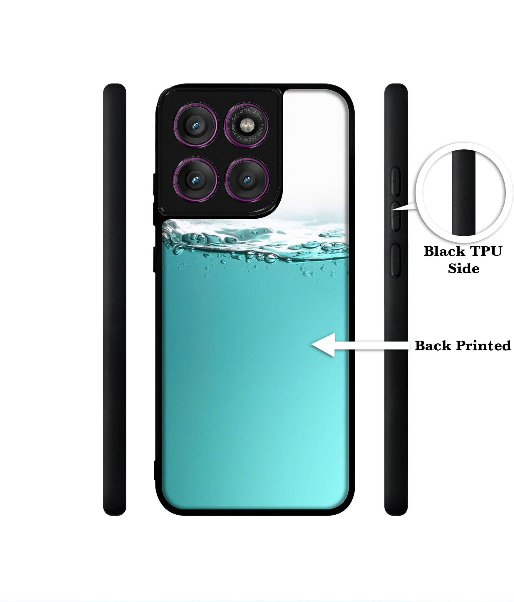 Half Fill Designer 2D Printed Back Case Cover for Motorola Moto Edge 60 Pro 5G