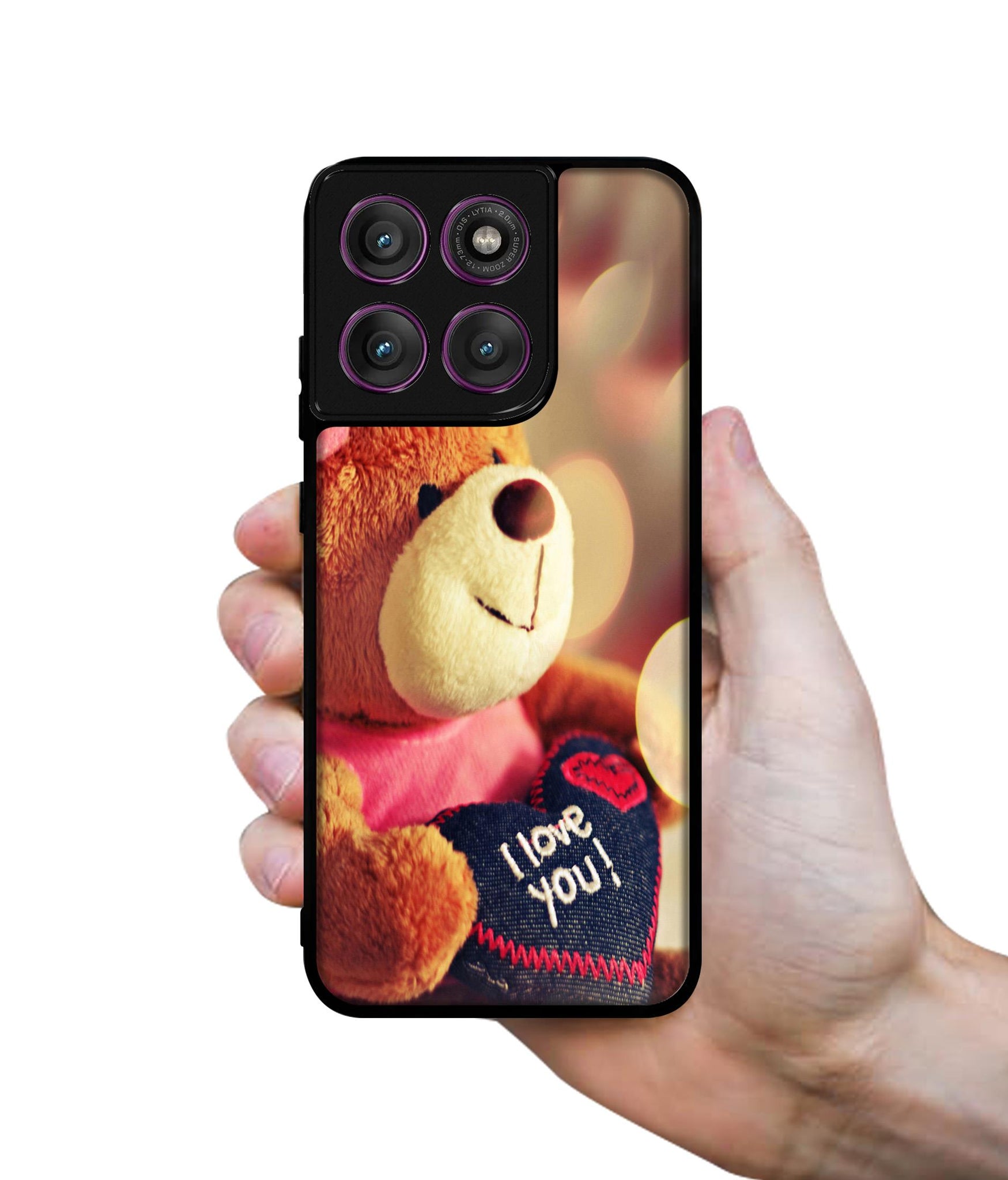 Teddy Bear Designer 2D Printed Back Case Cover for Motorola Moto Edge 60 Pro 5G