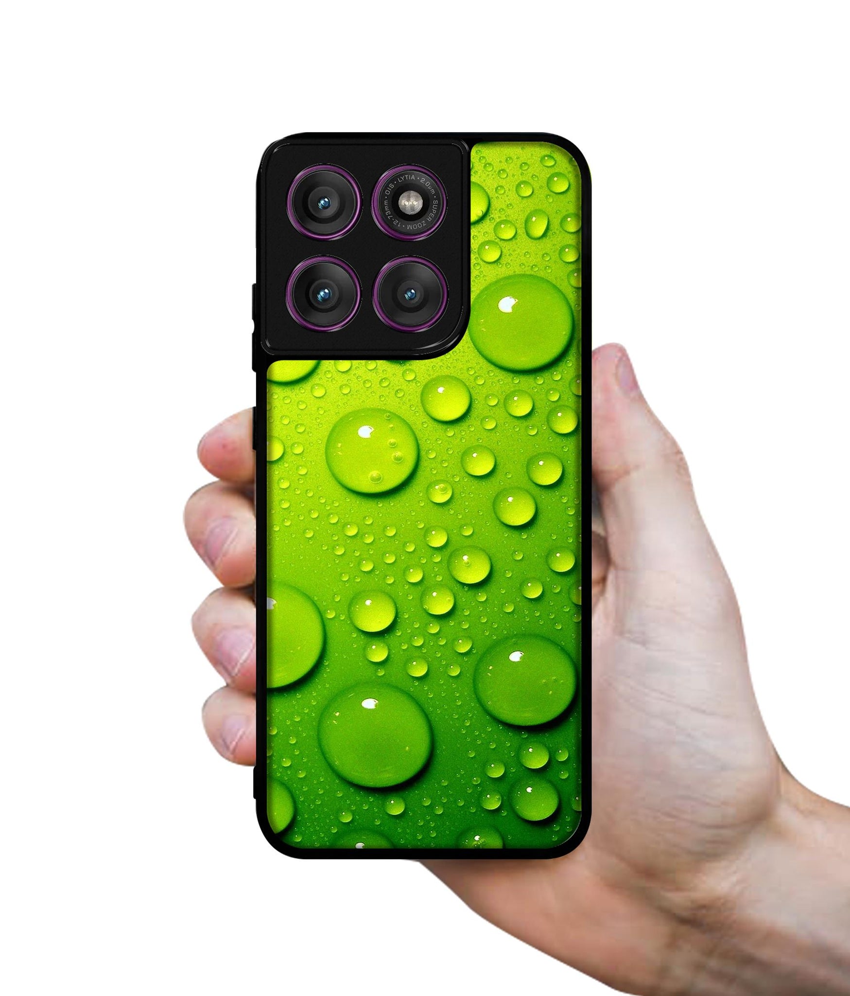 Green Bubbles Designer 2D Printed Back Case Cover for Motorola Moto Edge 60 Pro 5G