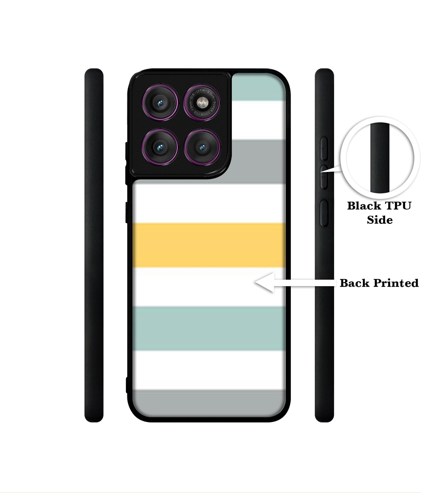 Line Texture Designer 2D Printed Back Case Cover for Motorola Moto Edge 60 Pro 5G