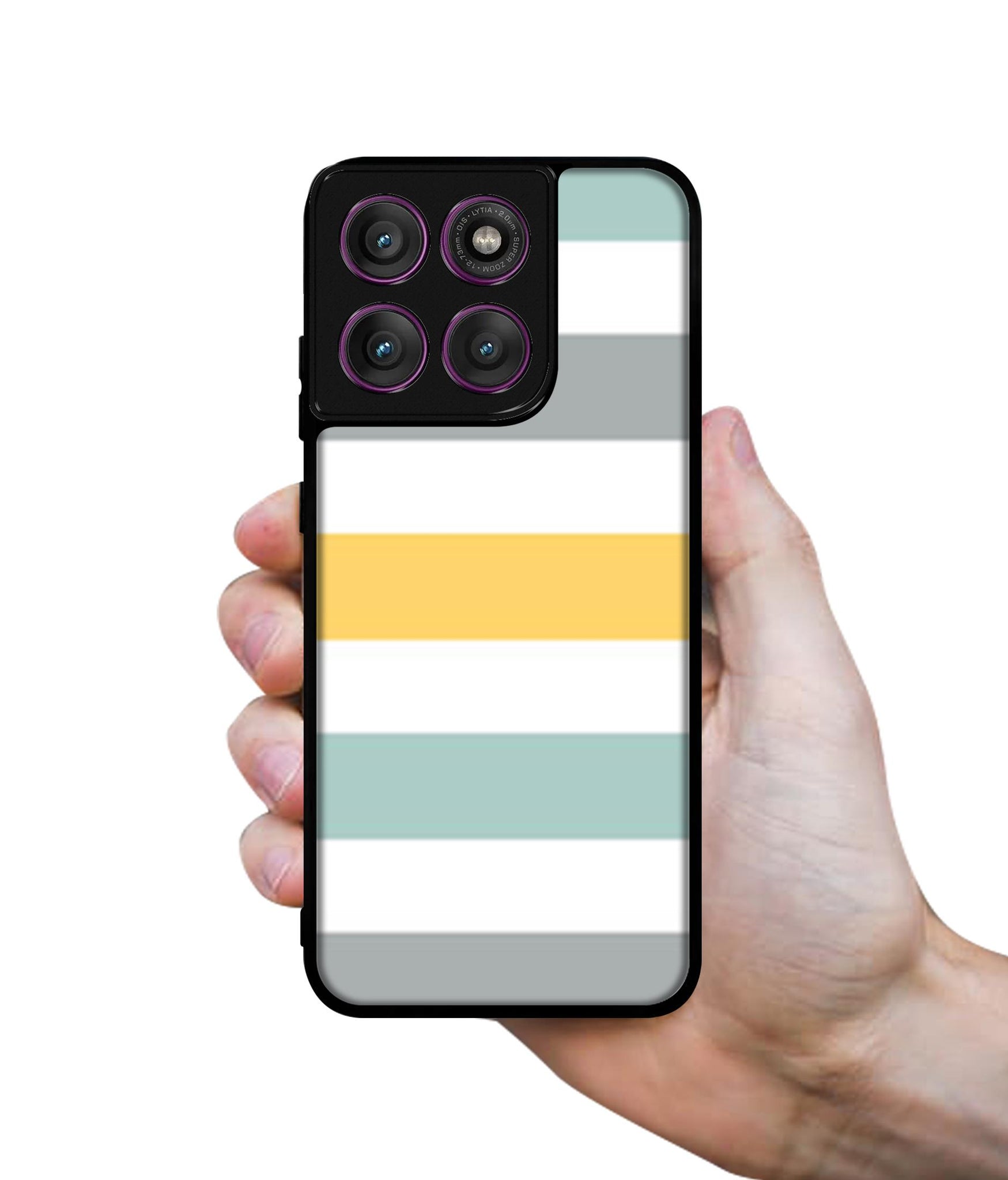 Line Texture Designer 2D Printed Back Case Cover for Motorola Moto Edge 60 Pro 5G