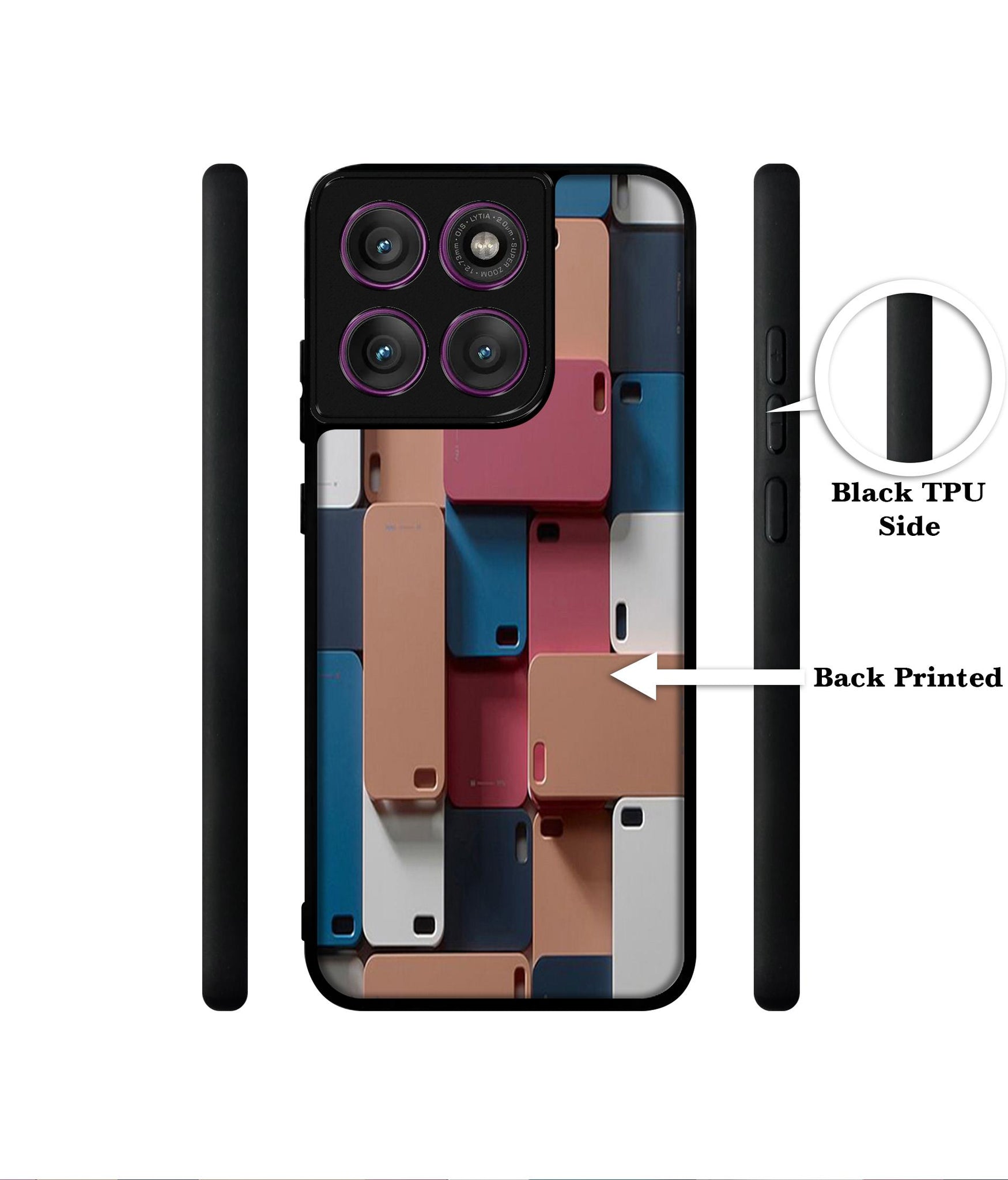 Mobile Cover Designer 2D Printed Back Case Cover for Motorola Moto Edge 60 Pro 5G