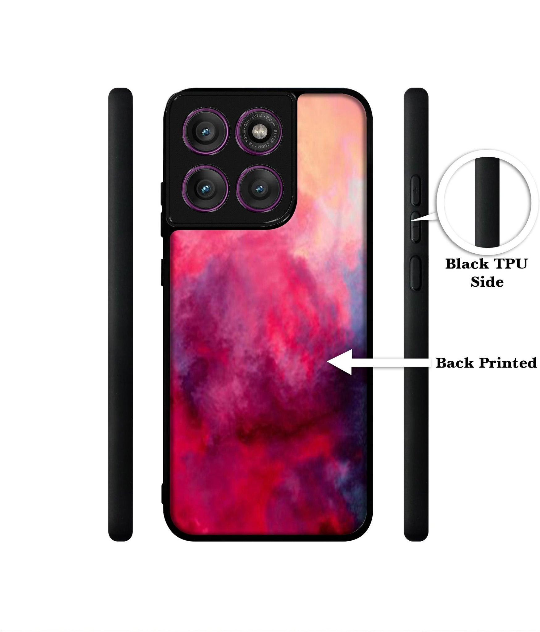 Holi Color Designer 2D Printed Back Case Cover for Motorola Moto Edge 60 Pro 5G