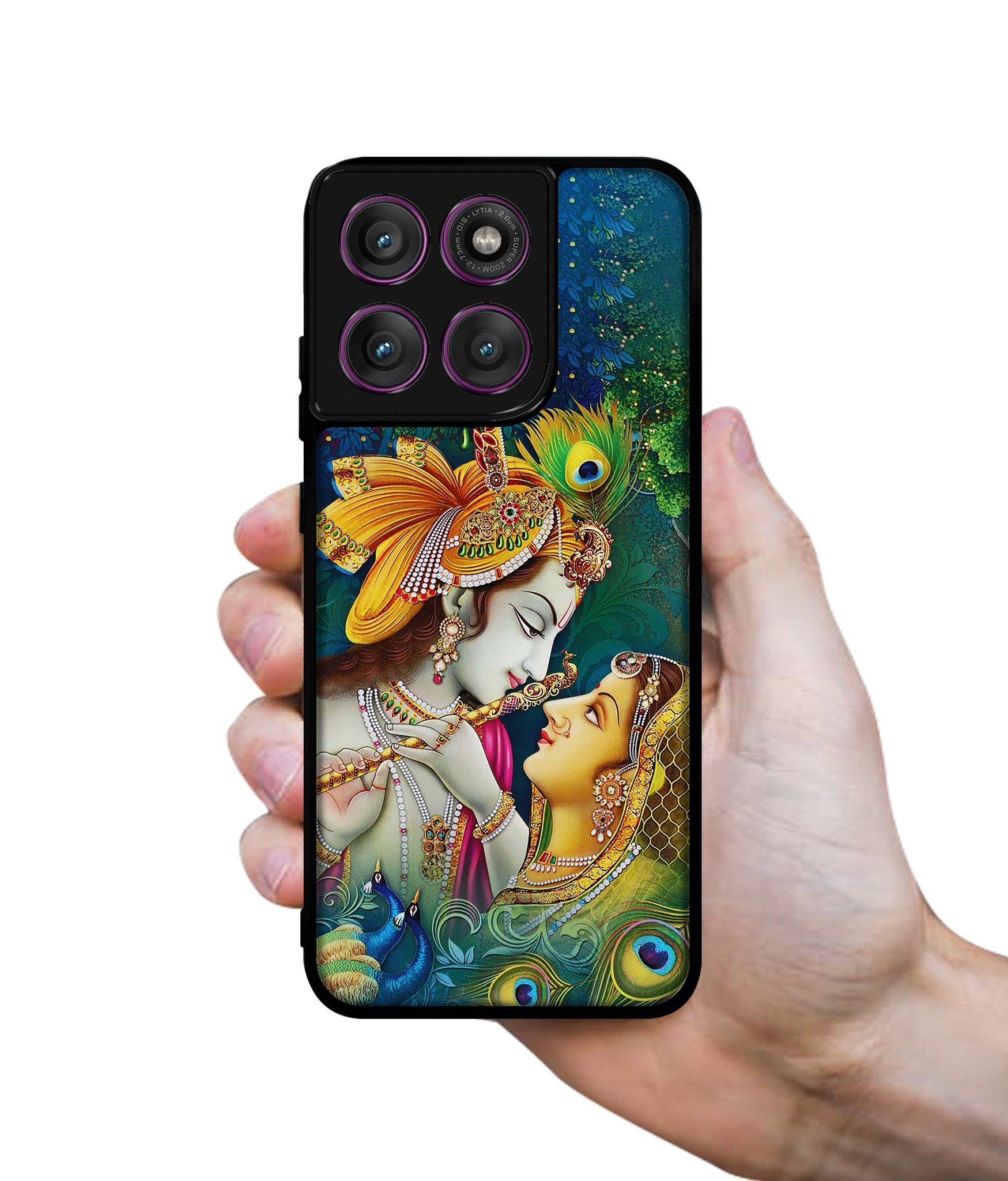 Radha Kishan Love Designer 2D Printed Back Case Cover for Motorola Moto Edge 60 Pro 5G