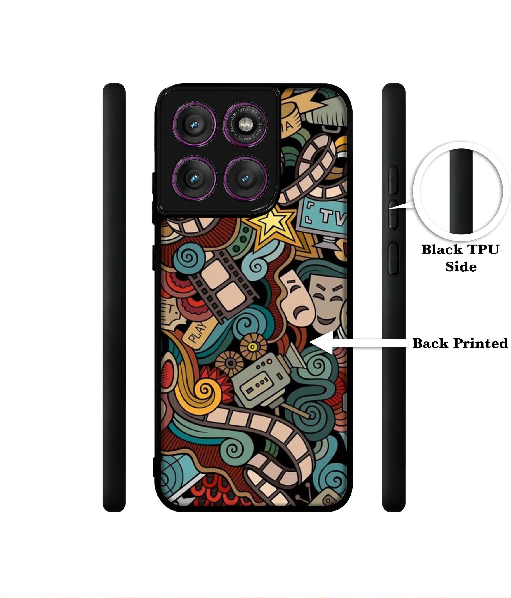Movies Designer 2D Printed Back Case Cover for Motorola Moto Edge 60 Pro 5G