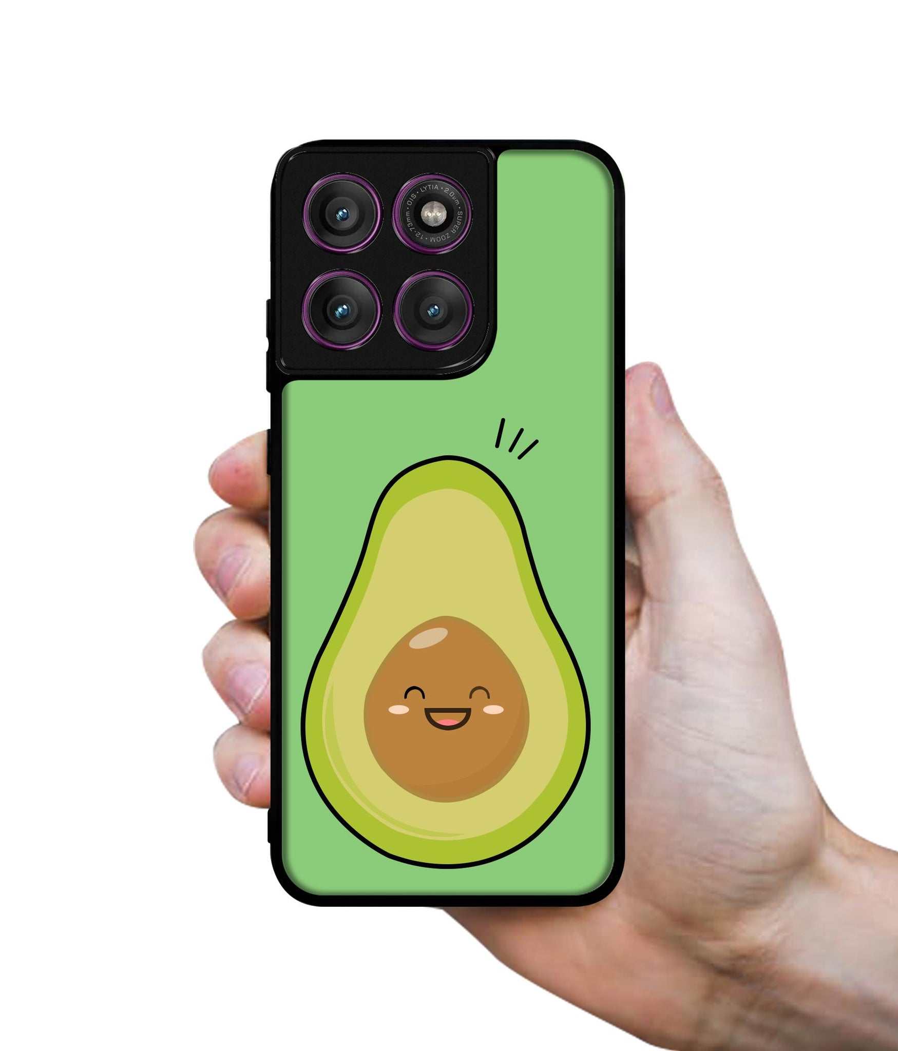 Avocados Designer 2D Printed Back Case Cover for Motorola Moto Edge 60 Pro 5G
