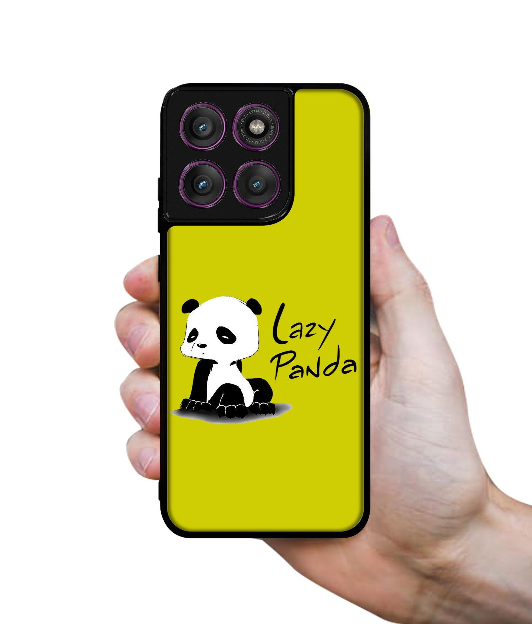 Lazy Panda Designer 2D Printed Back Case Cover for Motorola Moto Edge 60 Pro 5G