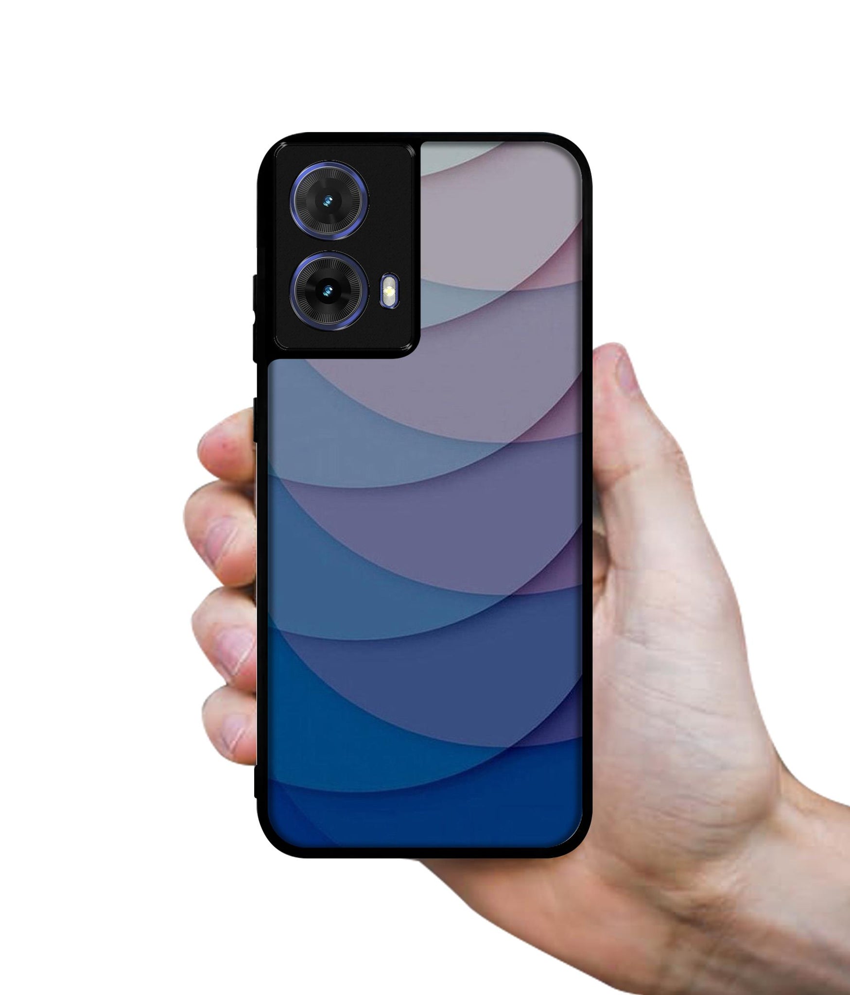 Waves Pattern Print Designer 2D Printed Back Case Cover for Motorola Moto G85 5G