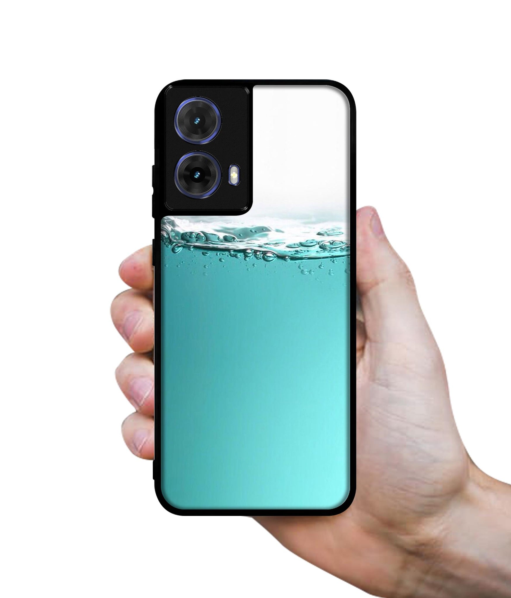 Half Fill Designer 2D Printed Back Case Cover for Motorola Moto G85 5G