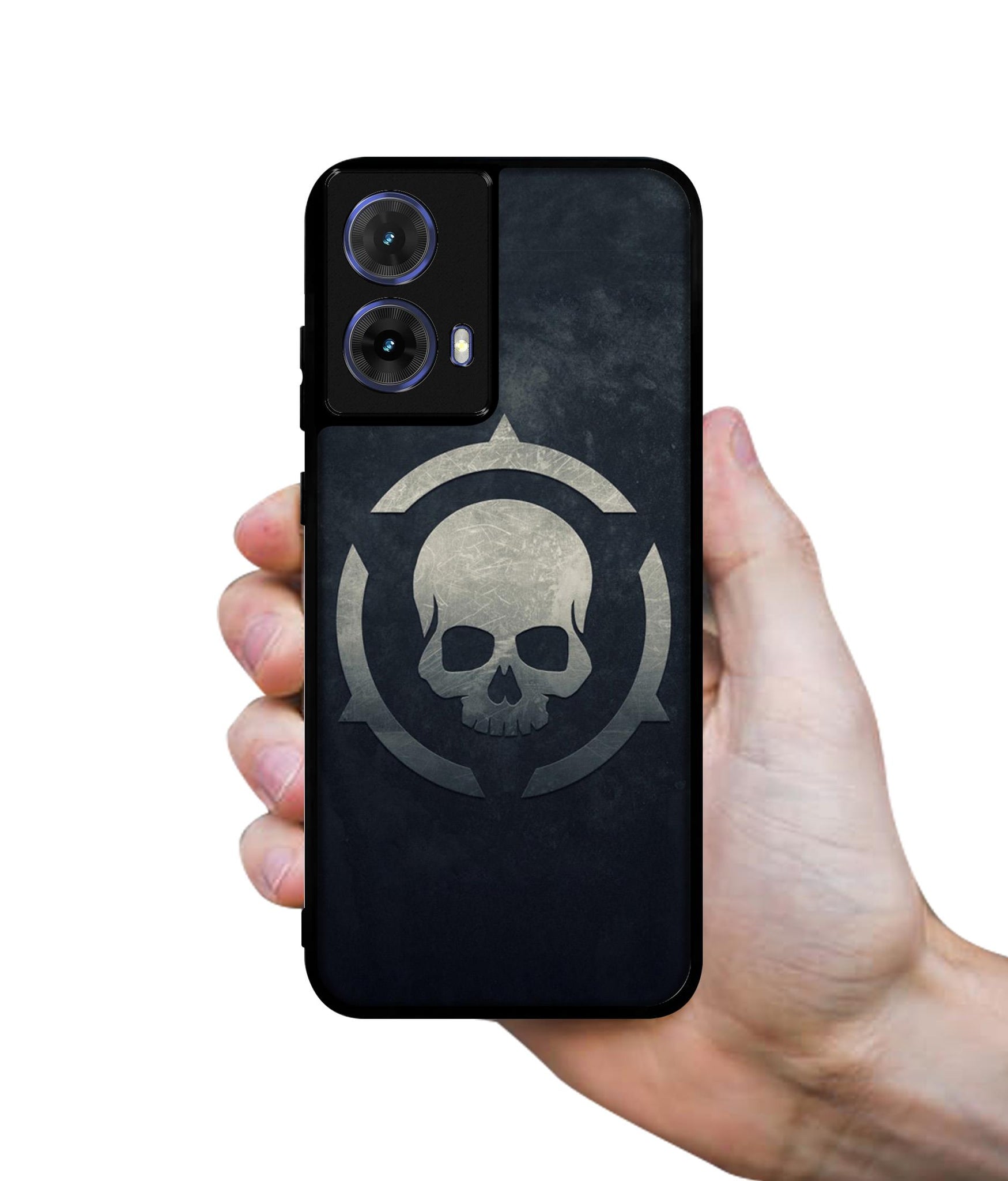 Skull Pattern Print Designer 2D Printed Back Case Cover for Motorola Moto G85 5G