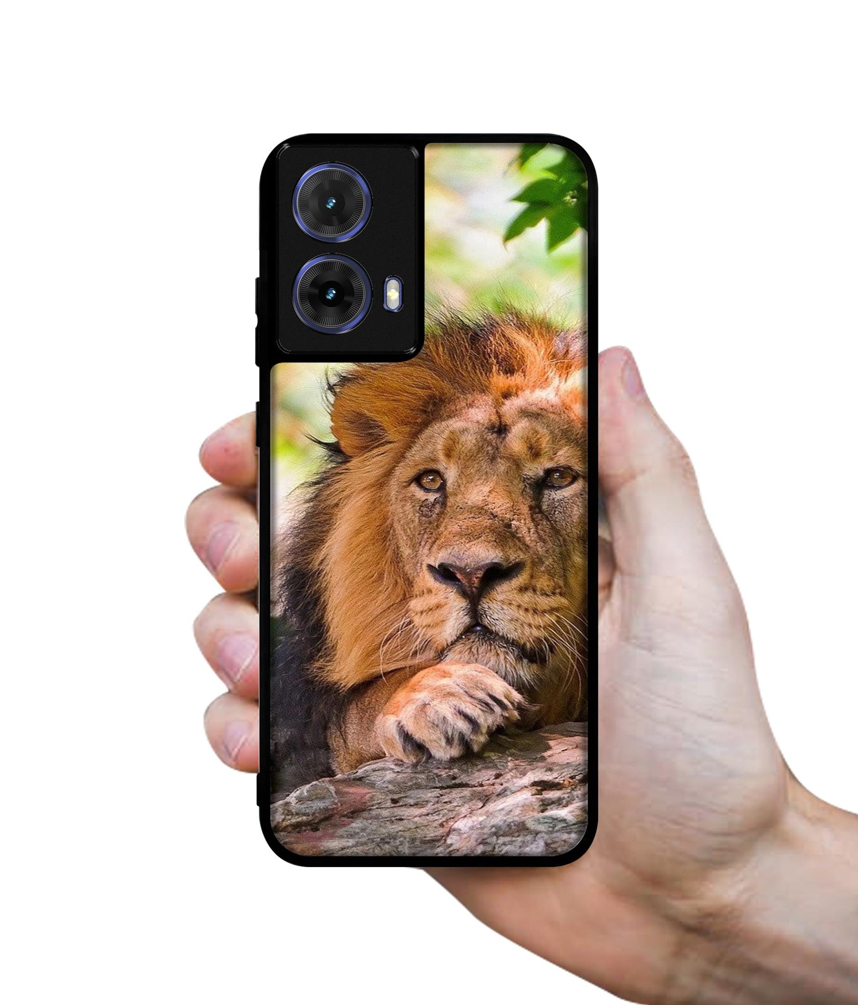 Tiger Pattern Print Designer 2D Printed Back Case Cover for Motorola Moto G85 5G