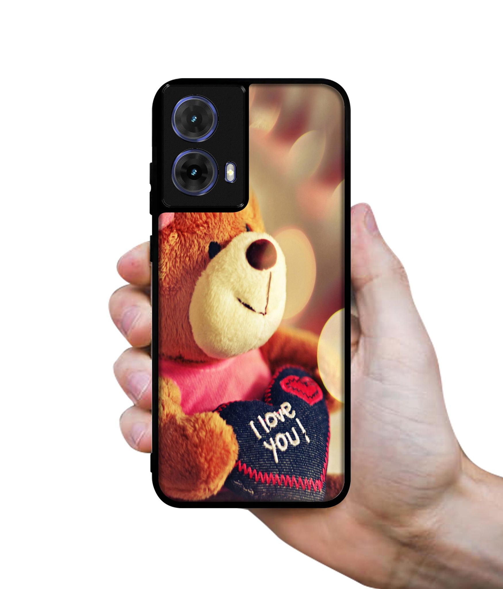 Teddy Bear Designer 2D Printed Back Case Cover for Motorola Moto G85 5G