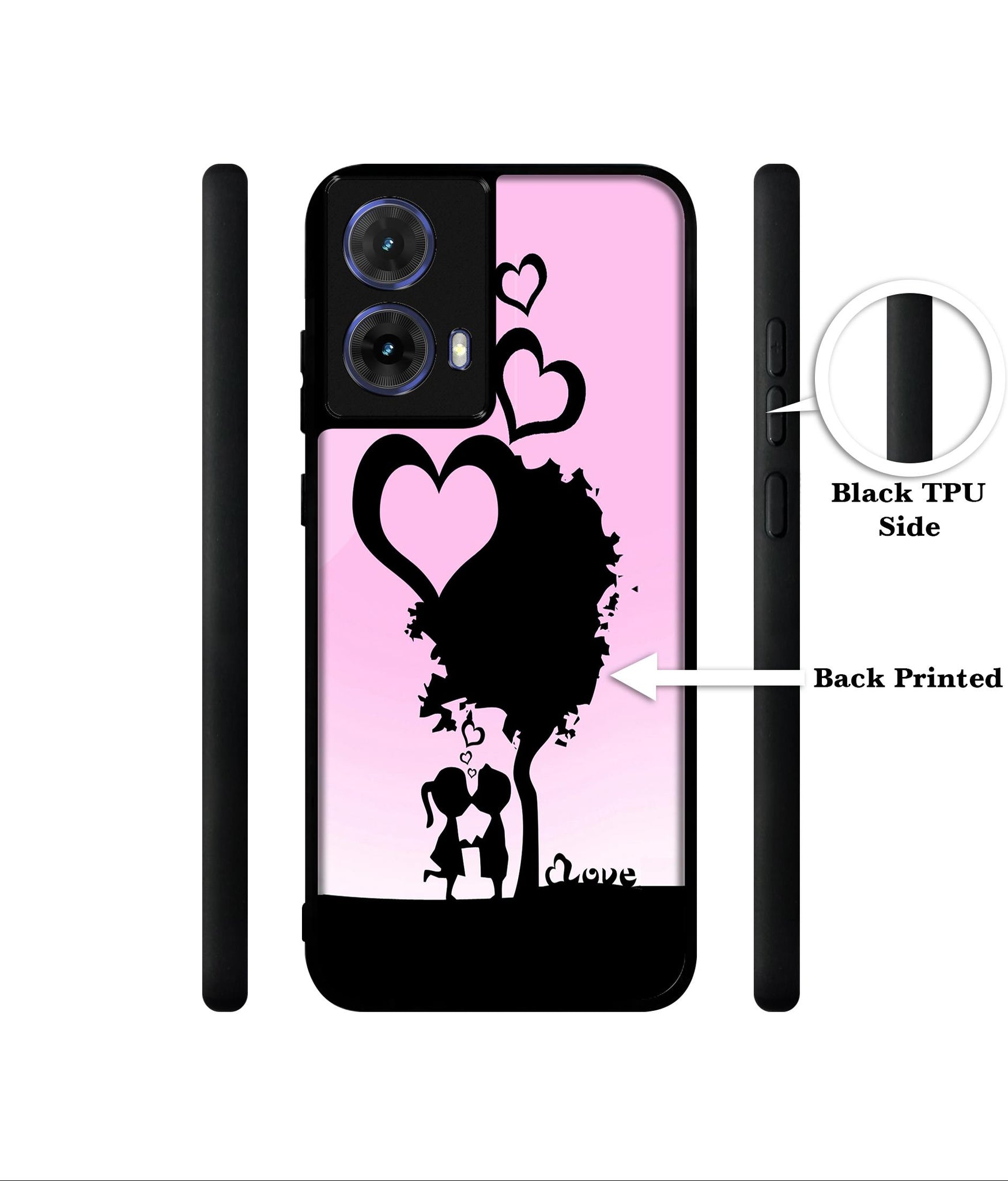 Sweet Love Designer 2D Printed Back Case Cover for Motorola Moto G85 5G