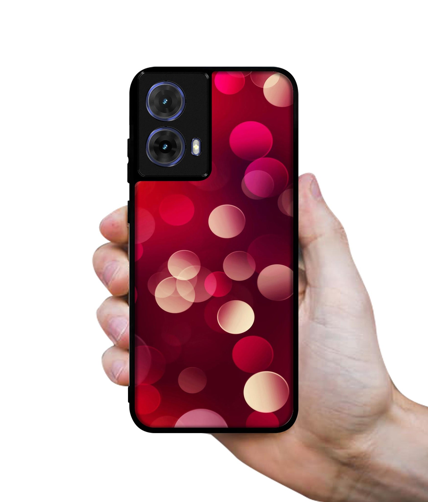 3D Circles Designer 2D Printed Back Case Cover for Motorola Moto G85 5G