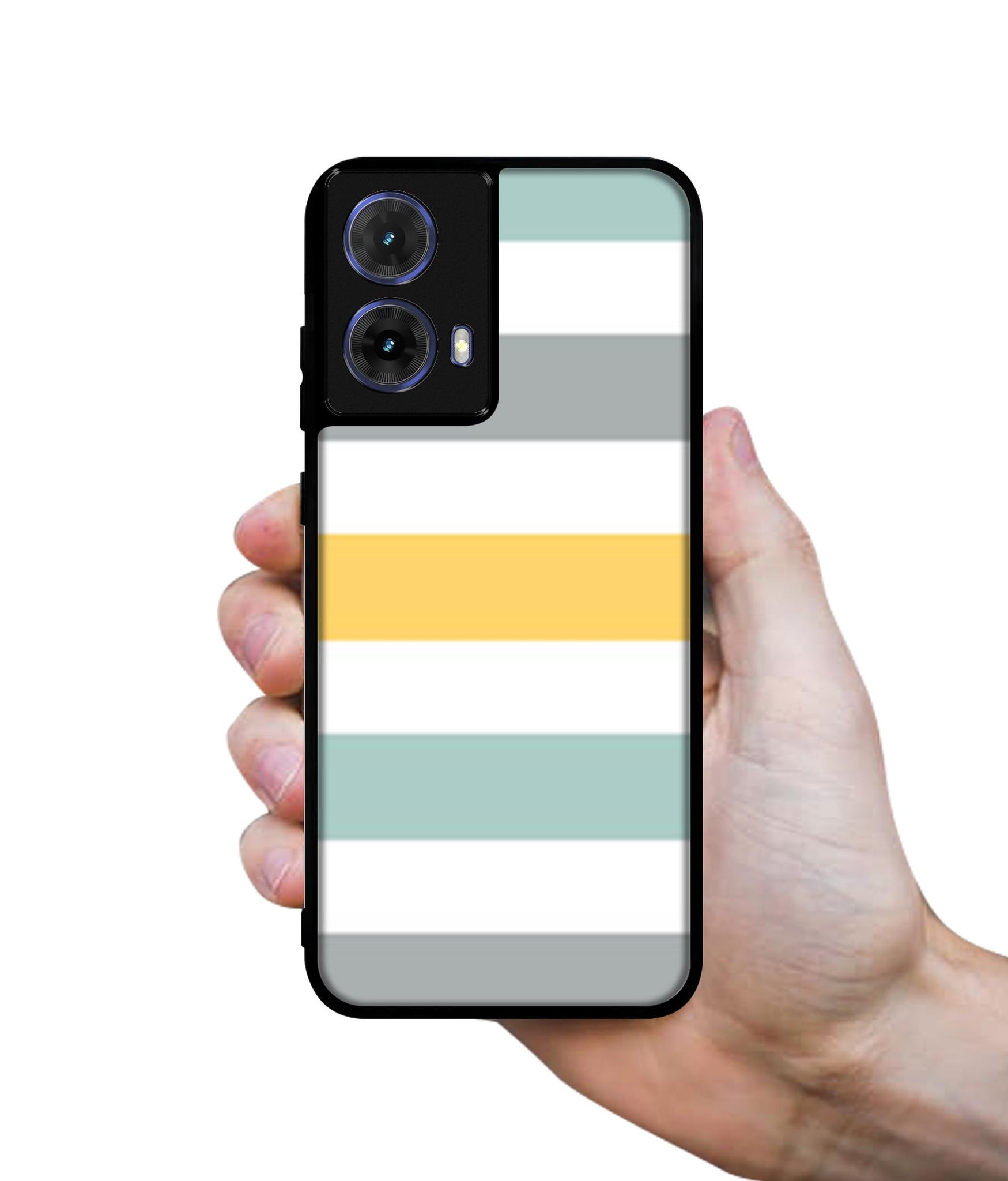 Line Texture Designer 2D Printed Back Case Cover for Motorola Moto G85 5G