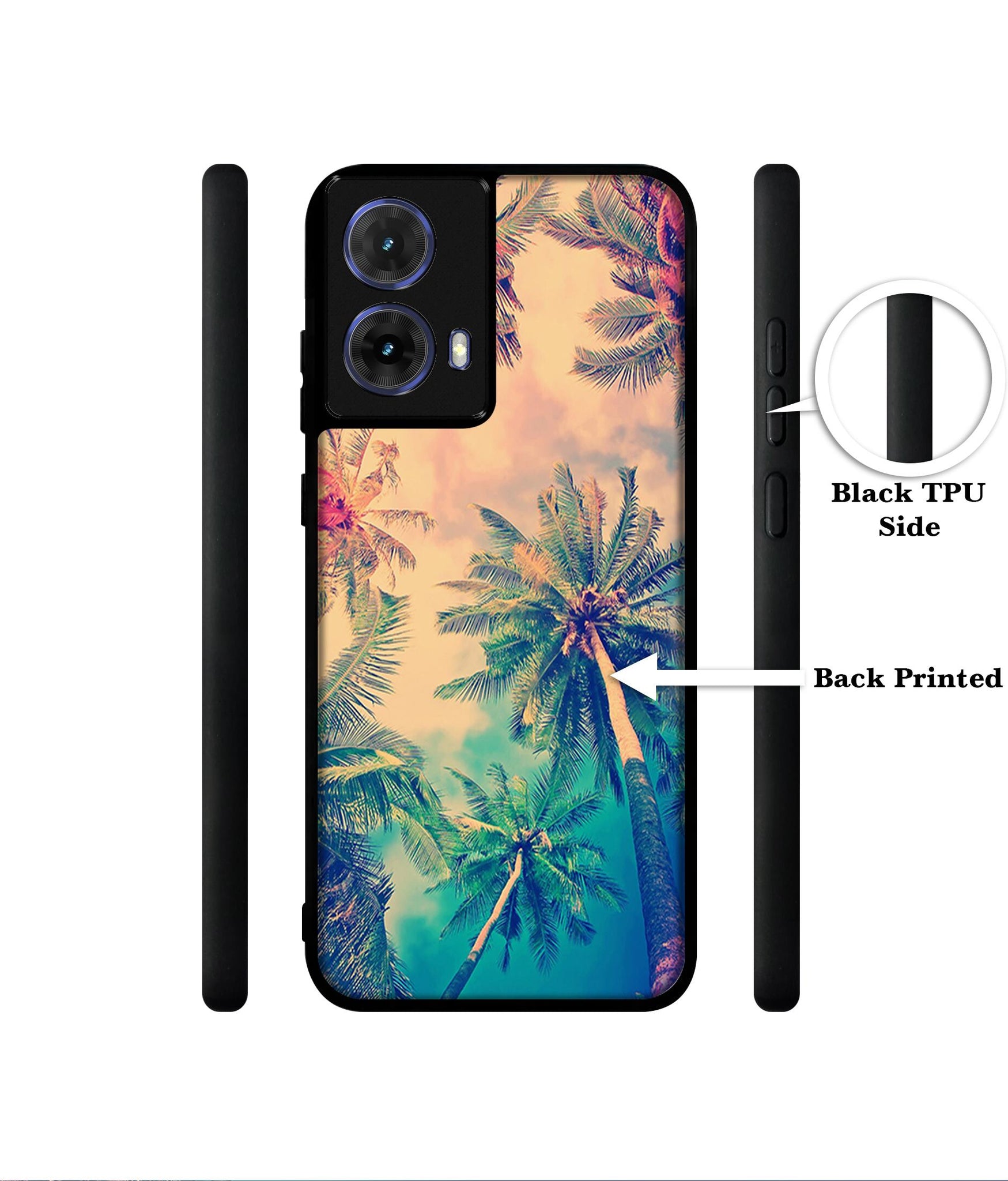 Trees Designer 2D Printed Back Case Cover for Motorola Moto G85 5G