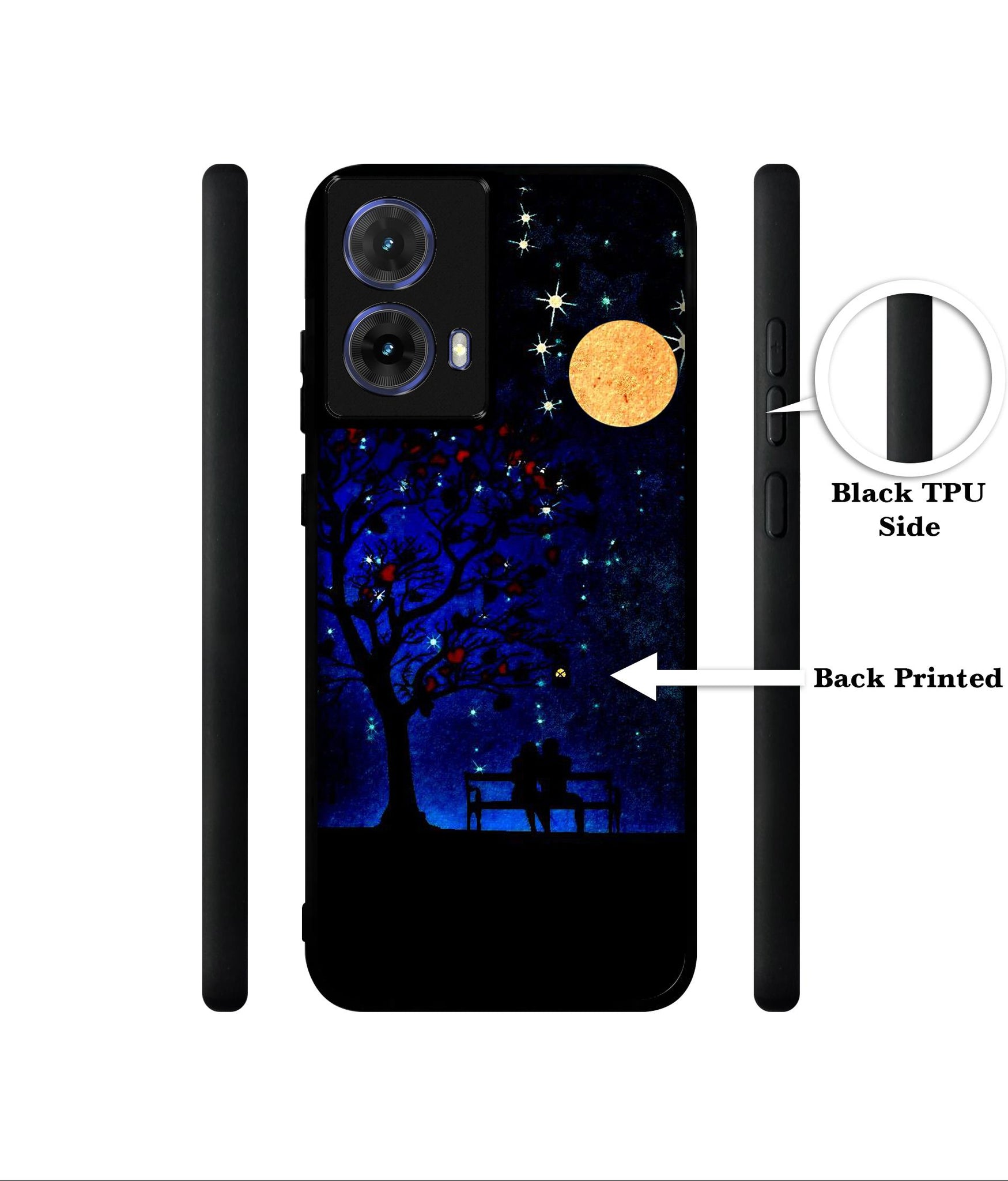 Blue Sky Designer 2D Printed Back Case Cover for Motorola Moto G85 5G