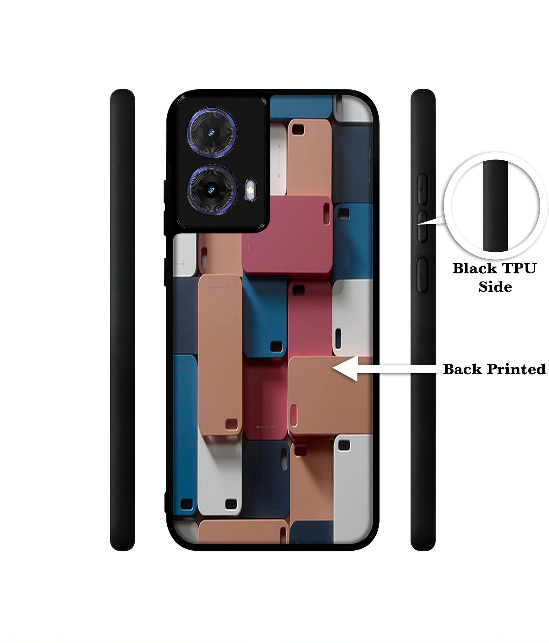 Mobile Cover Designer 2D Printed Back Case Cover for Motorola Moto G85 5G