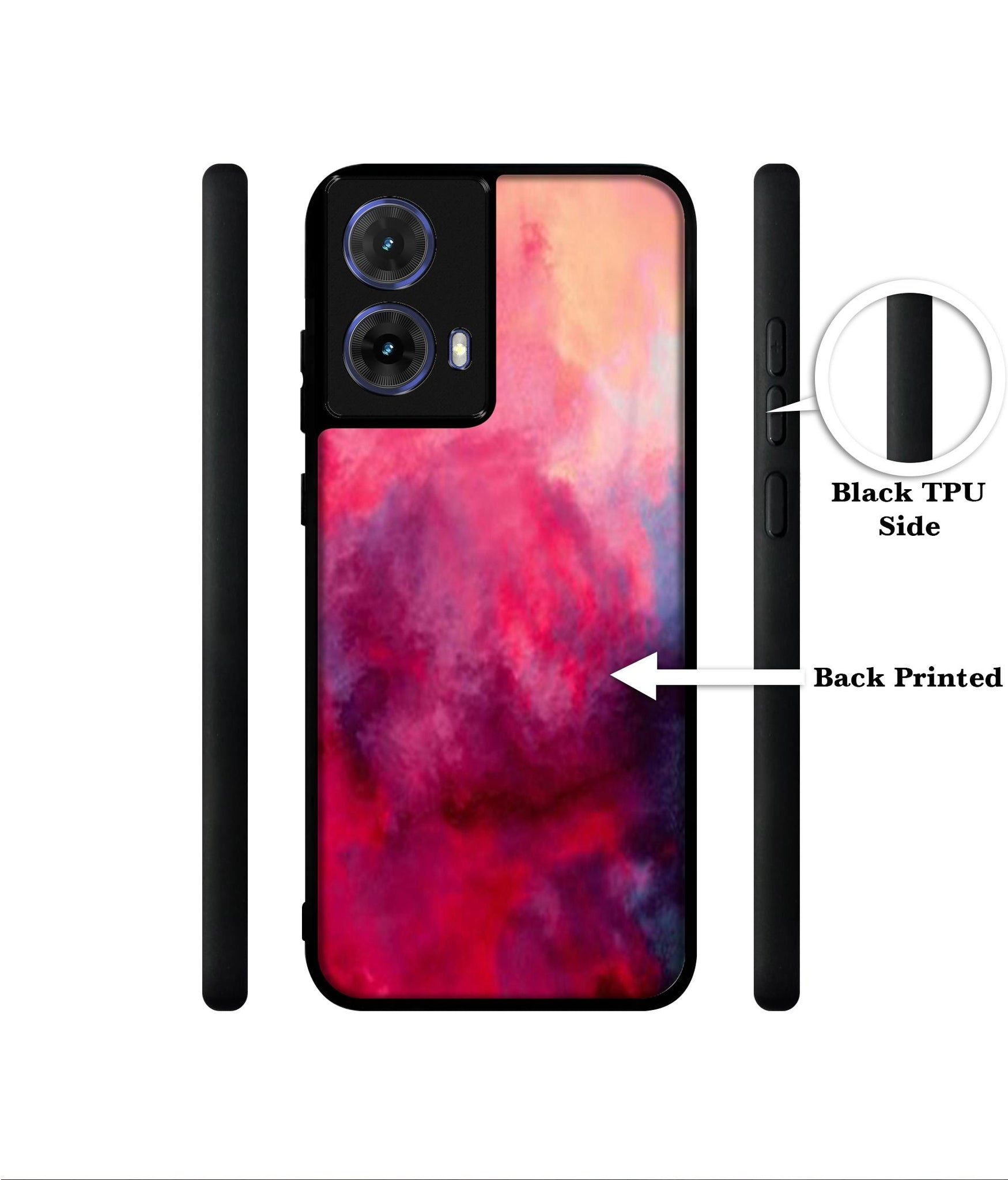 Holi Color Designer 2D Printed Back Case Cover for Motorola Moto G85 5G