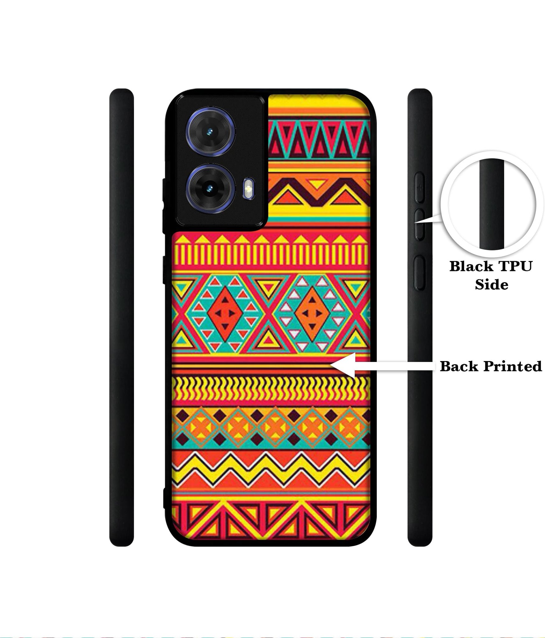 Artistic Rangoli Designer 2D Printed Back Case Cover for Motorola Moto G85 5G