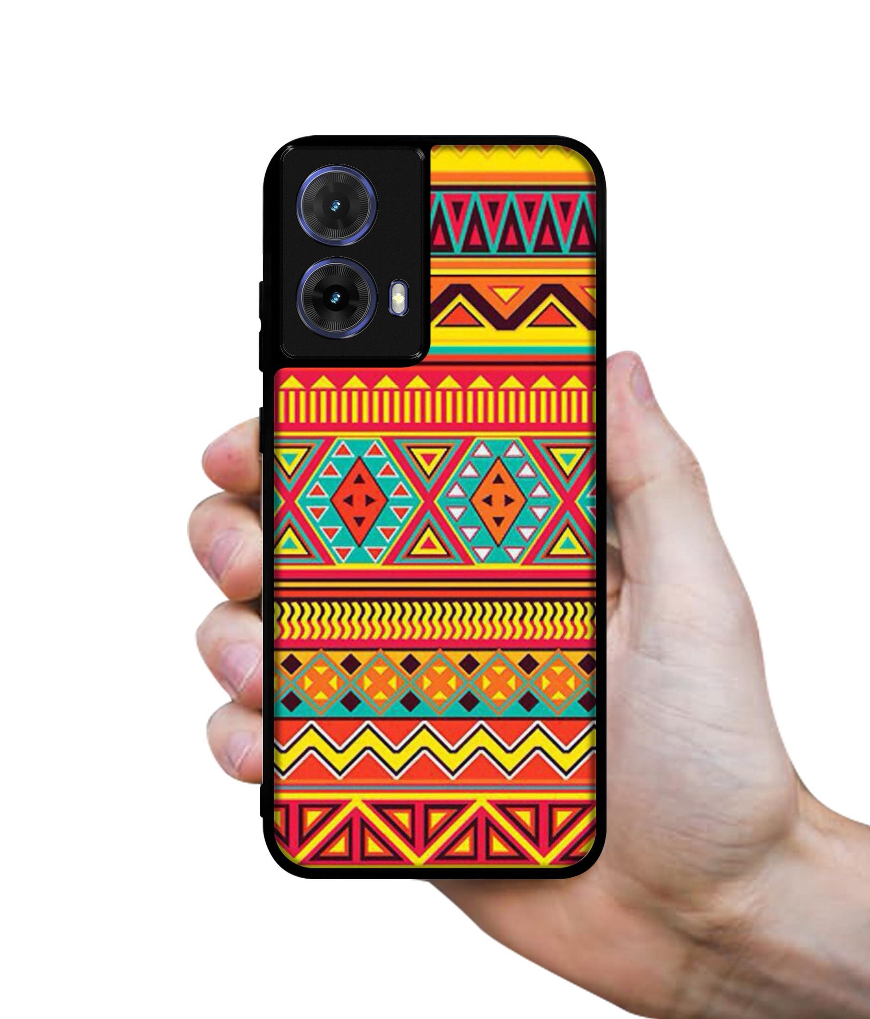 Artistic Rangoli Designer 2D Printed Back Case Cover for Motorola Moto G85 5G
