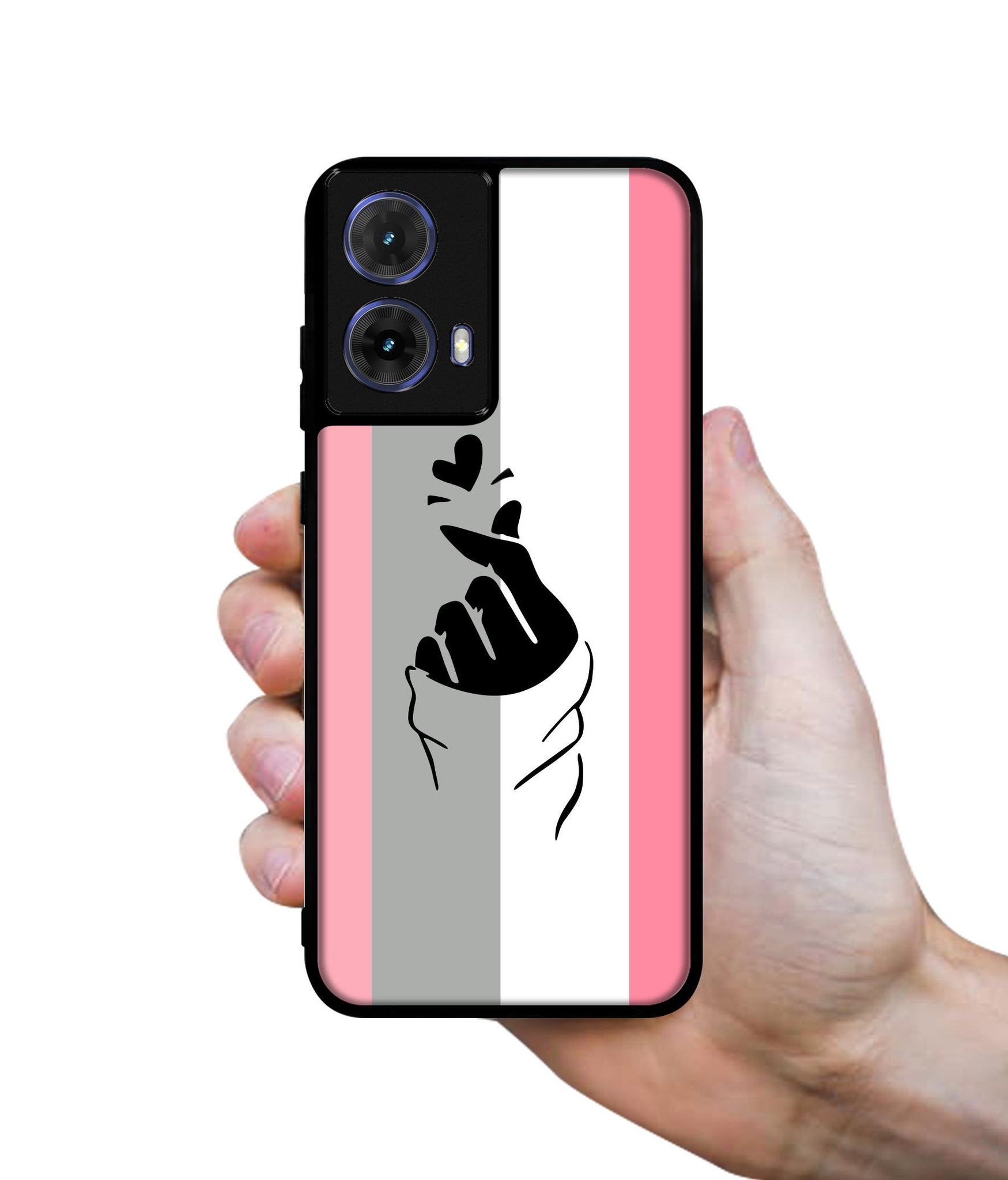 Cute Mini Love Designer 2D Printed Back Case Cover for Motorola Moto G85 5G