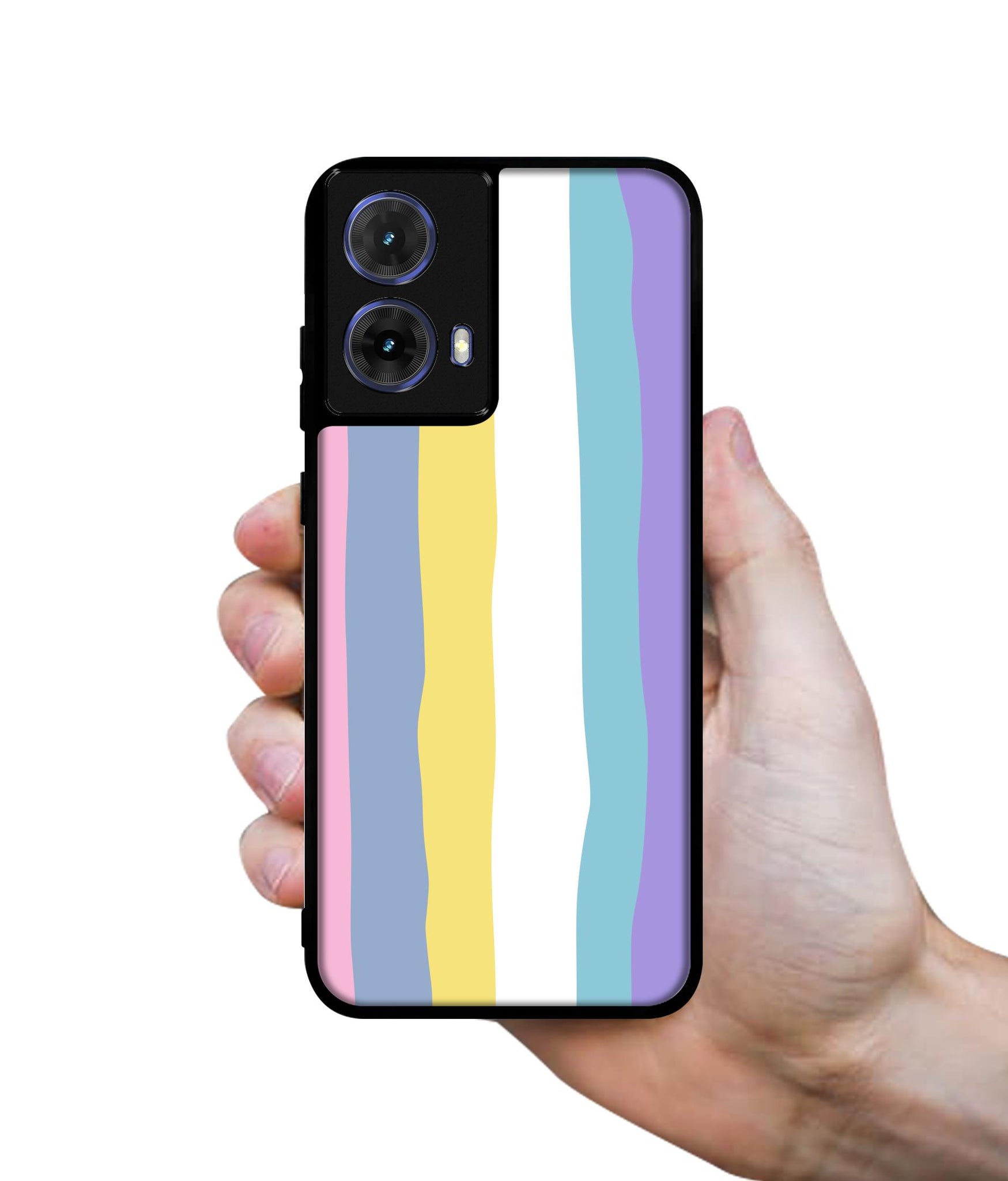 Beautiful Colors Designer 2D Printed Back Case Cover for Motorola Moto G85 5G