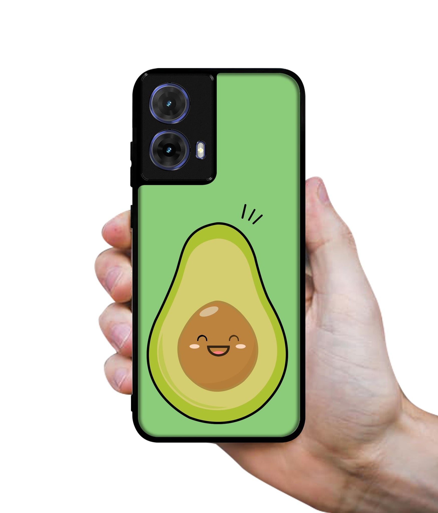 Avocados Designer 2D Printed Back Case Cover for Motorola Moto G85 5G