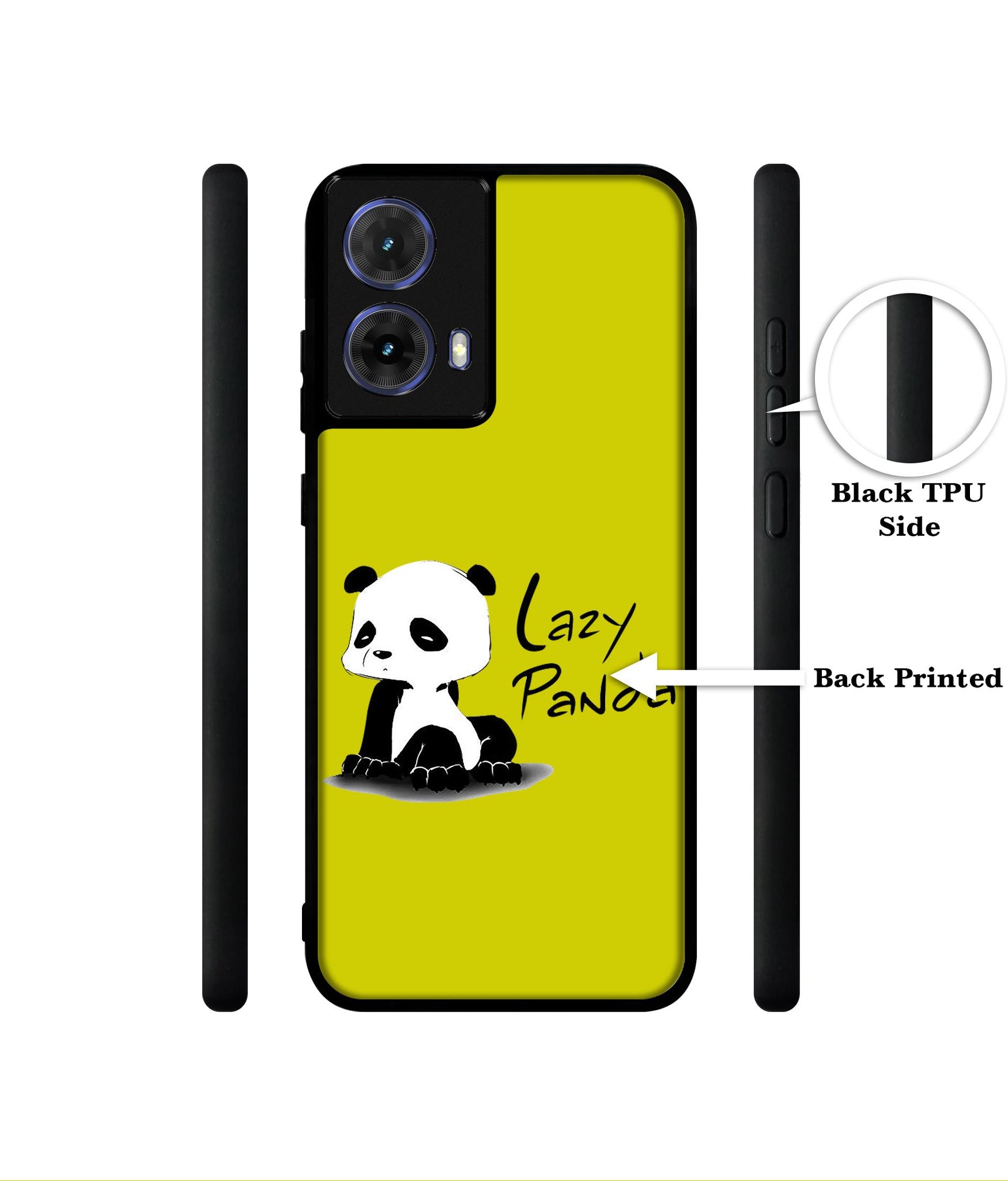 Lazy Panda Designer 2D Printed Back Case Cover for Motorola Moto G85 5G