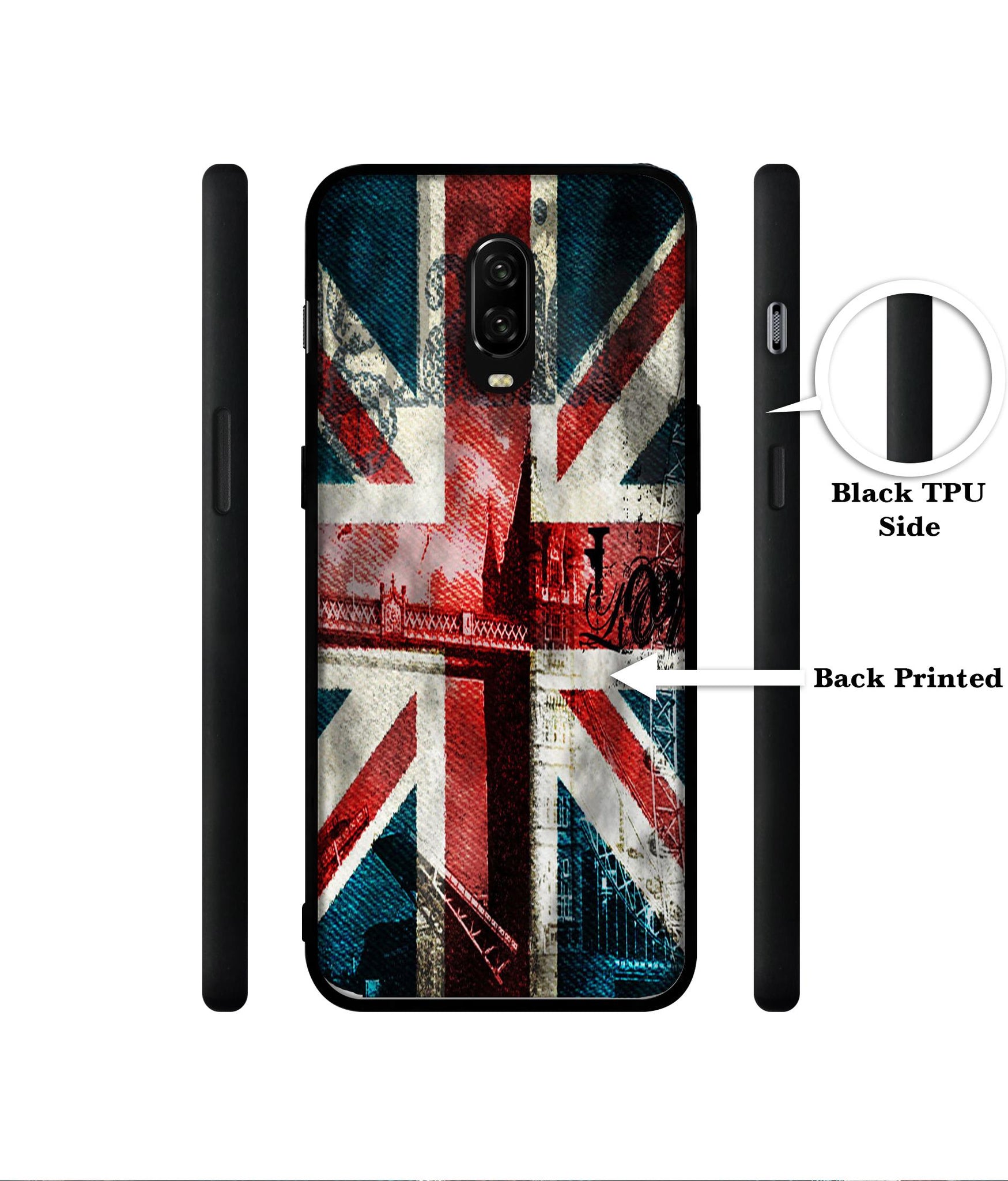 London Flag wallpaper Designer 2D Printed Back Case Cover for OnePlus 7 4G / 6T 4G