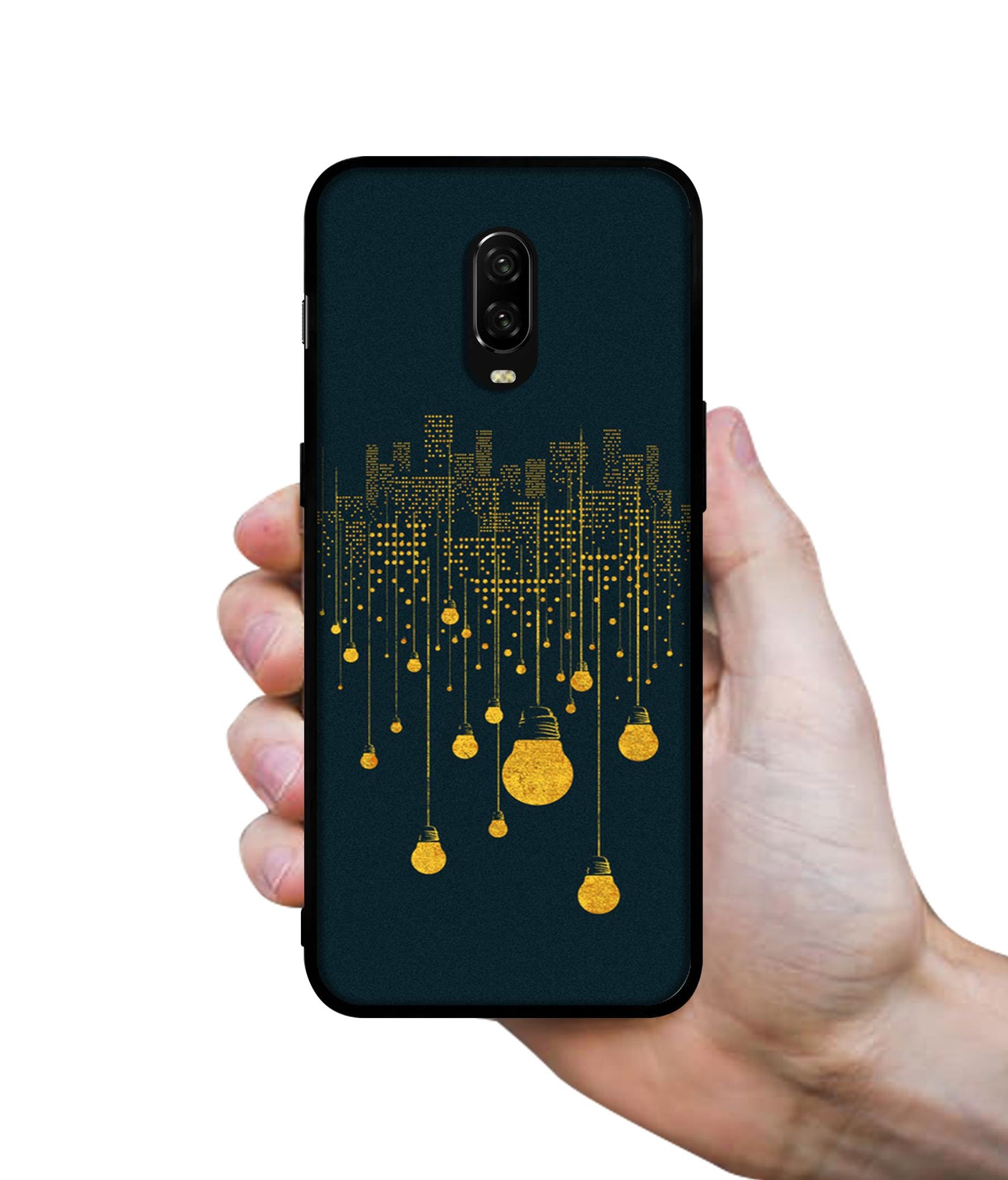 City Light Pattern Designer 2D Printed Back Case Cover for OnePlus 7 4G / 6T 4G