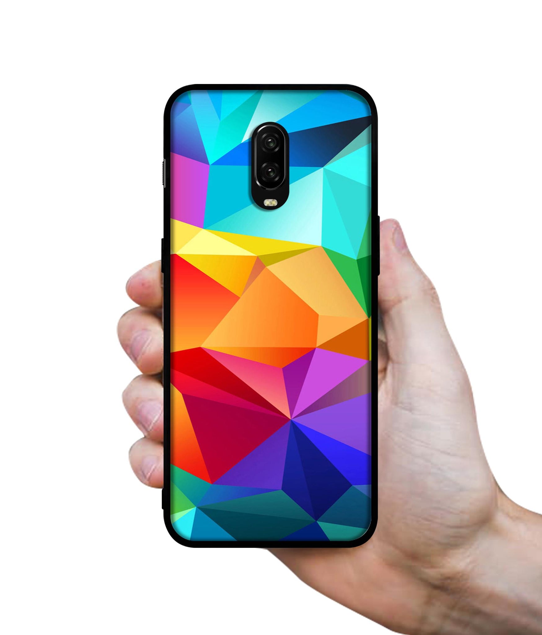 Colorful Pattern Designer 2D Printed Back Case Cover for OnePlus 7 4G / 6T 4G