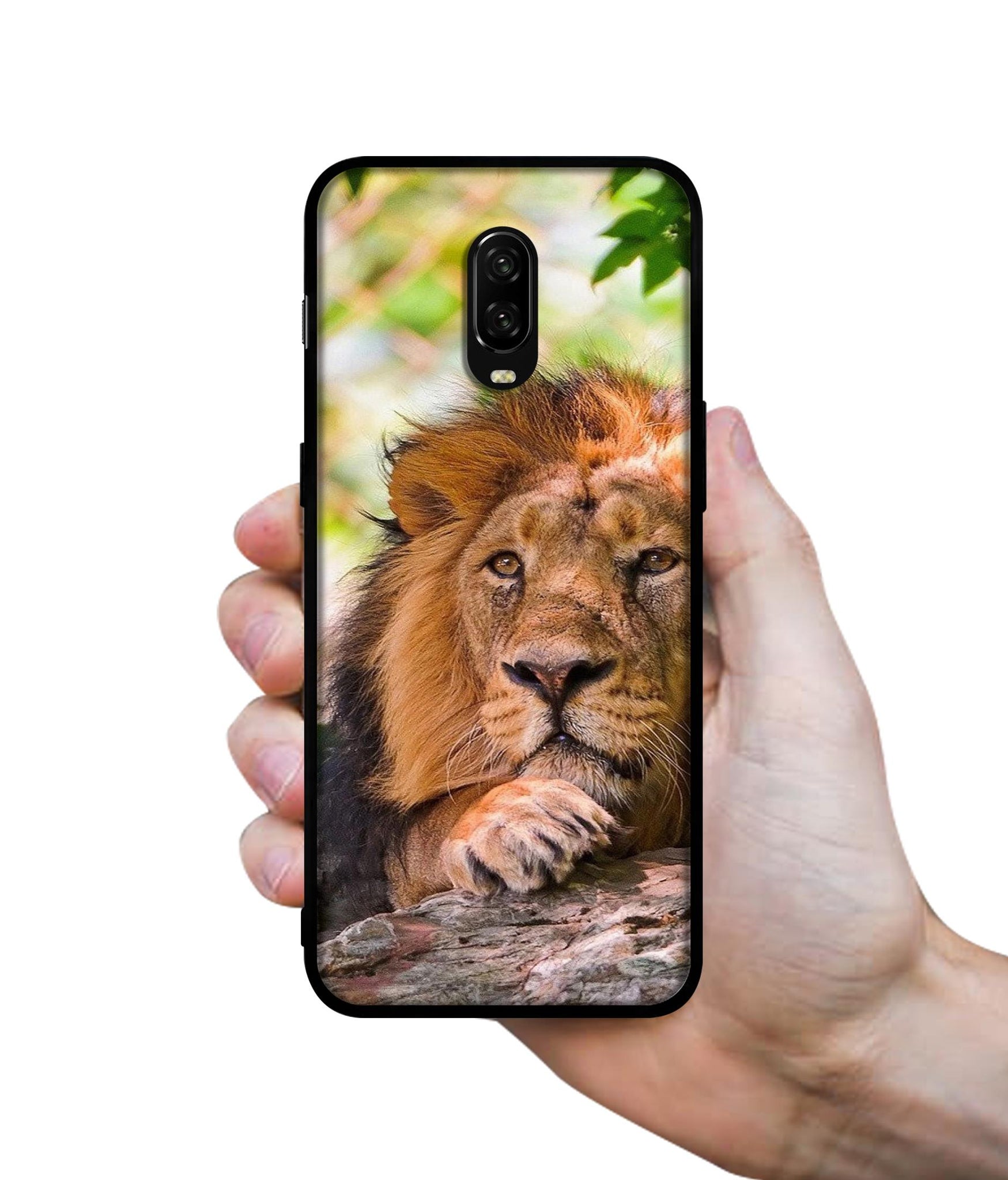 Tiger Pattern Print Designer 2D Printed Back Case Cover for OnePlus 7 4G / 6T 4G