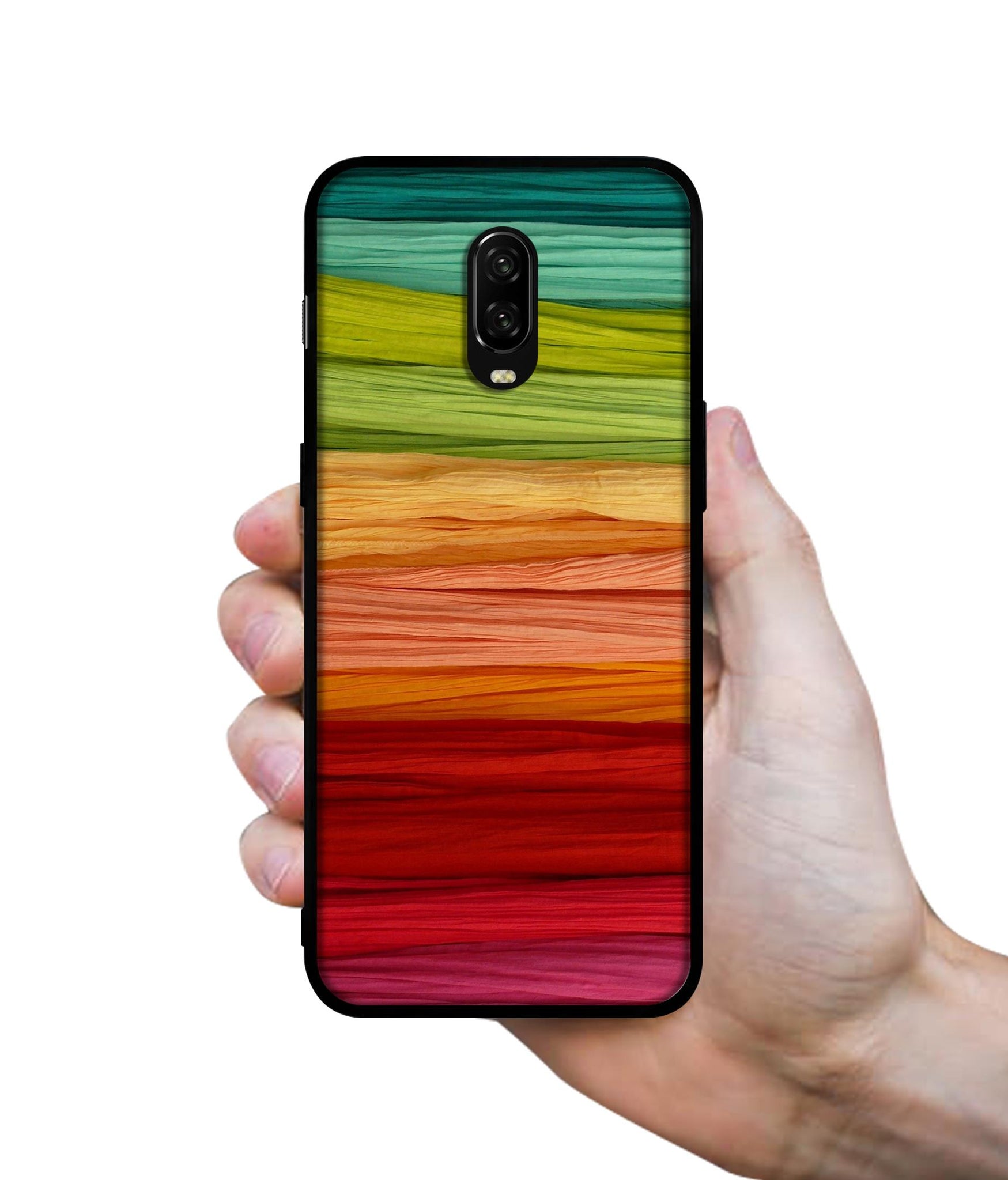 Colorful Thread Designer 2D Printed Back Case Cover for OnePlus 7 4G / 6T 4G