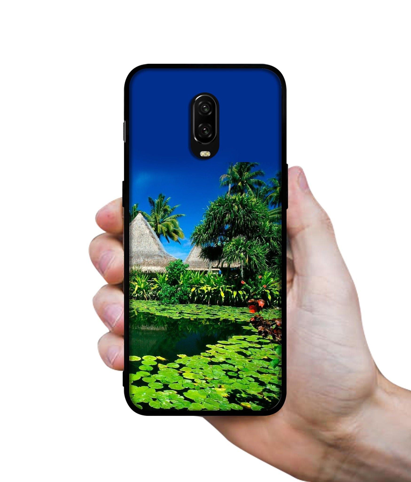 Tropics Water Designer 2D Printed Back Case Cover for OnePlus 7 4G / 6T 4G