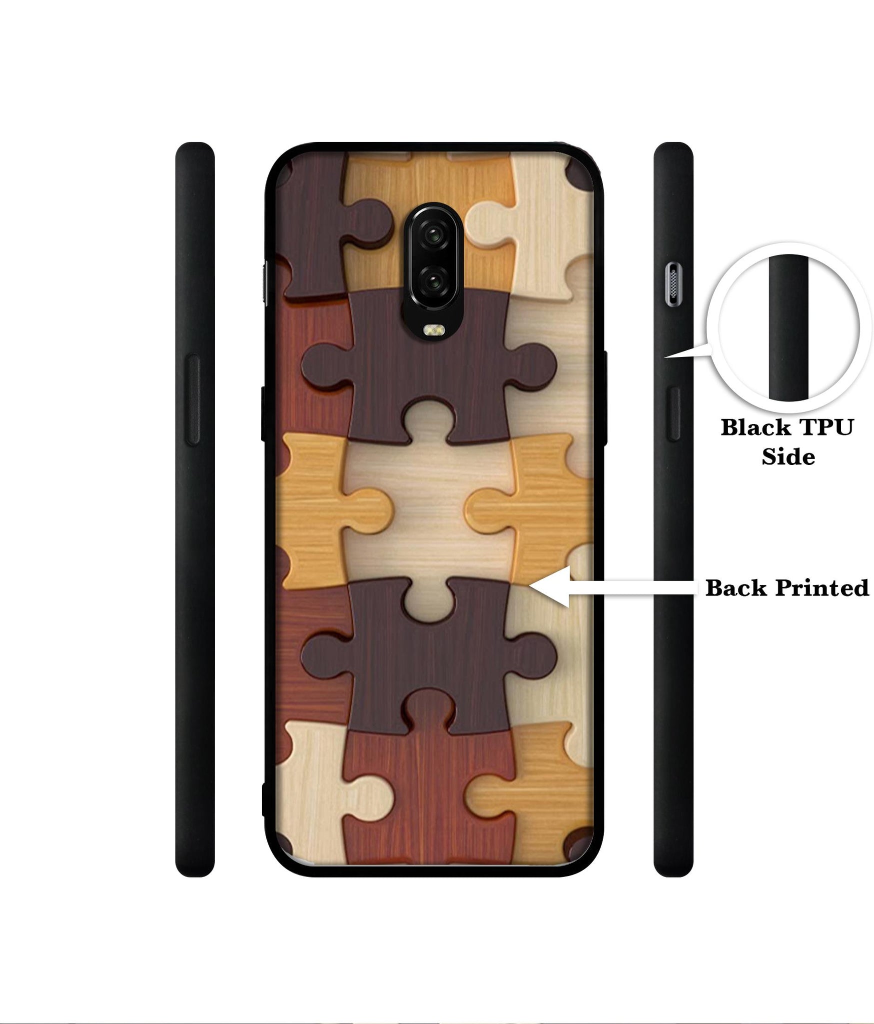 Puzzle Pattern Designer 2D Printed Back Case Cover for OnePlus 7 4G / 6T 4G