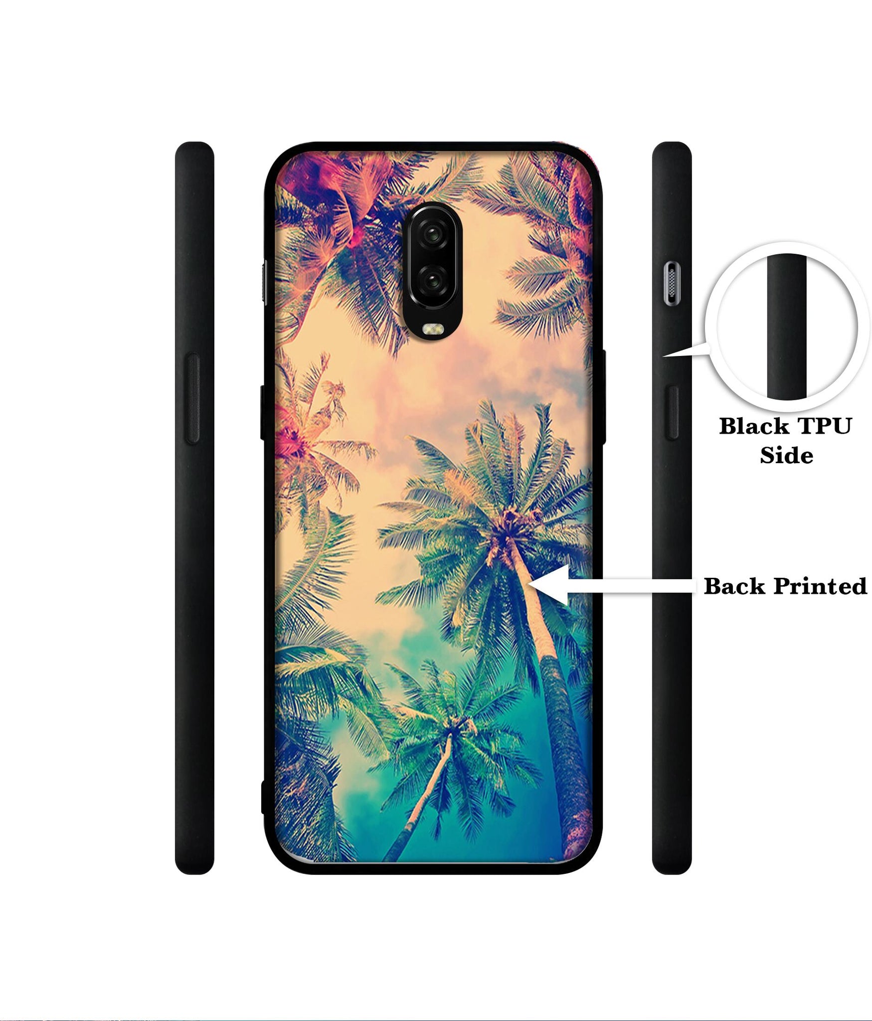 Trees Designer 2D Printed Back Case Cover for OnePlus 7 4G / 6T 4G